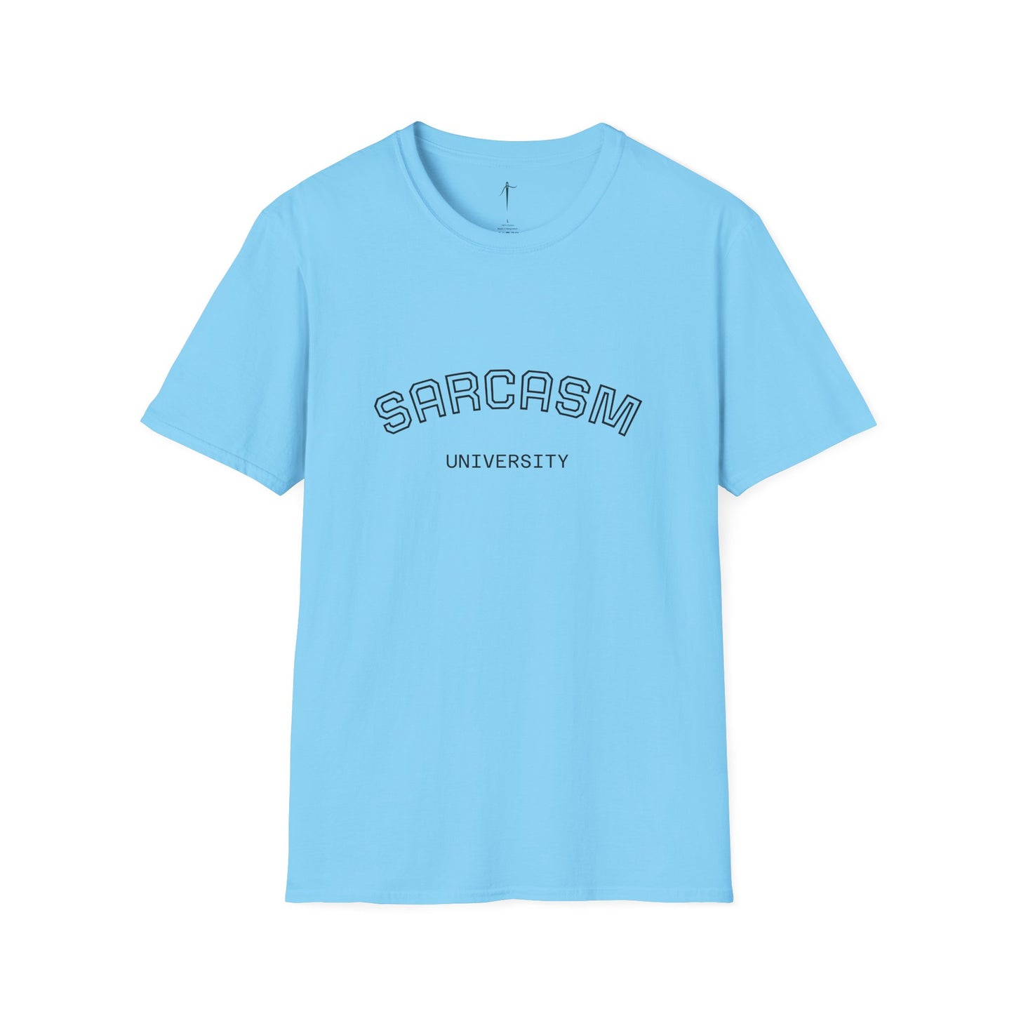 Sarcasm University Unisex Softstyle T-Shirt, Funny Tee, Gift for Sarcastic Friends, Casual Wear, Conversation Starter