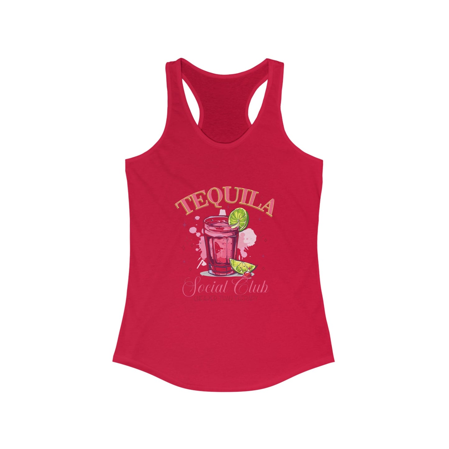 Tequila Party Racerback Tank - Perfect for Summer, Beach Days, Festivals, Tequila Lovers, Strappy Summer Style