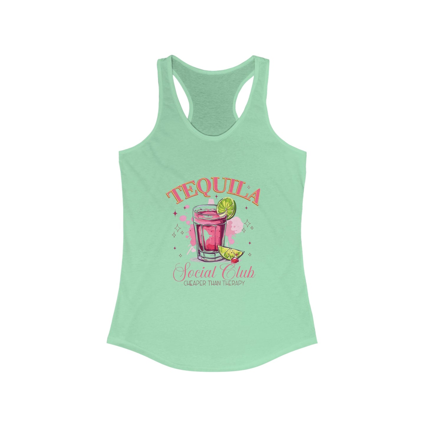 Tequila Party Racerback Tank - Perfect for Summer, Beach Days, Festivals, Tequila Lovers, Strappy Summer Style