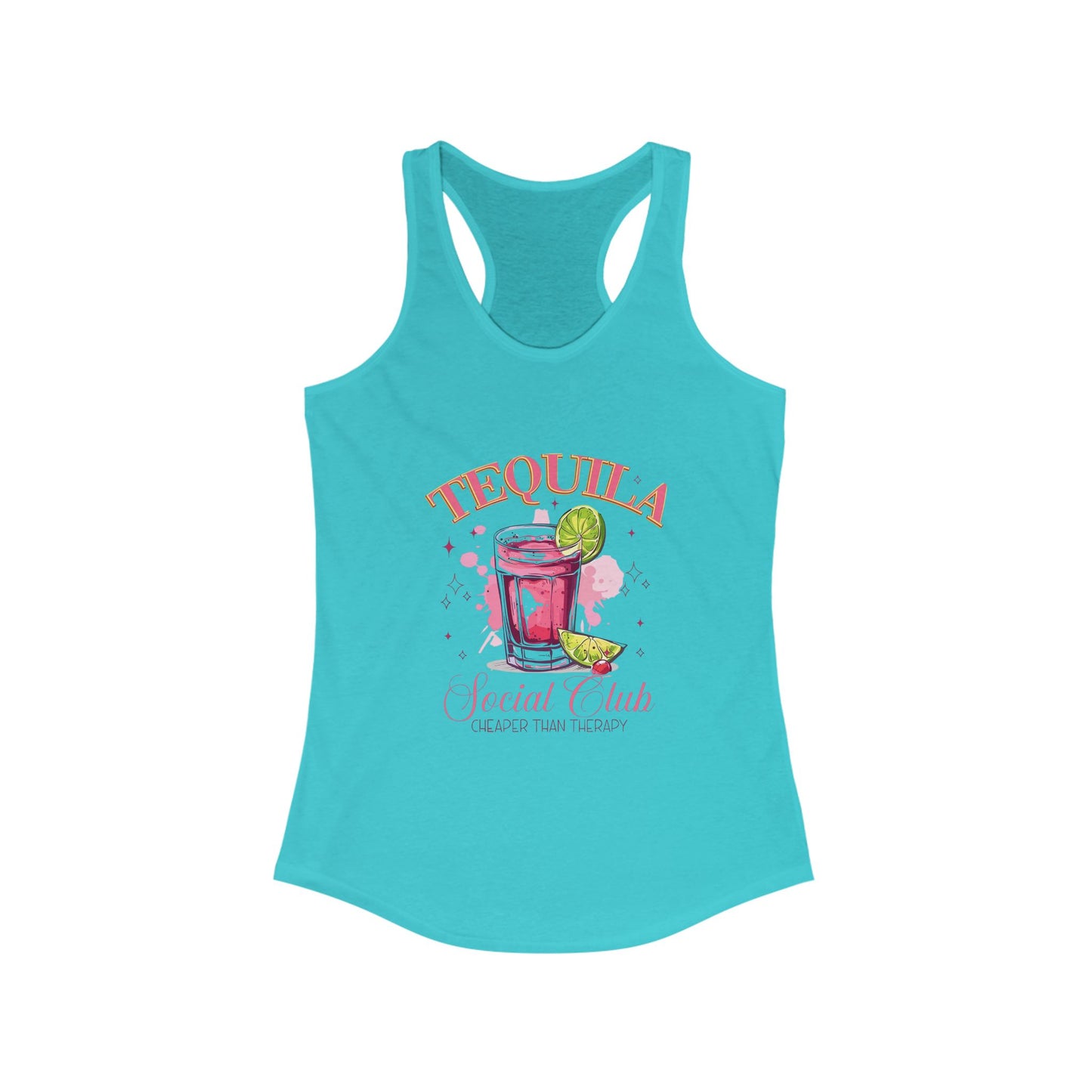 Tequila Party Racerback Tank - Perfect for Summer, Beach Days, Festivals, Tequila Lovers, Strappy Summer Style