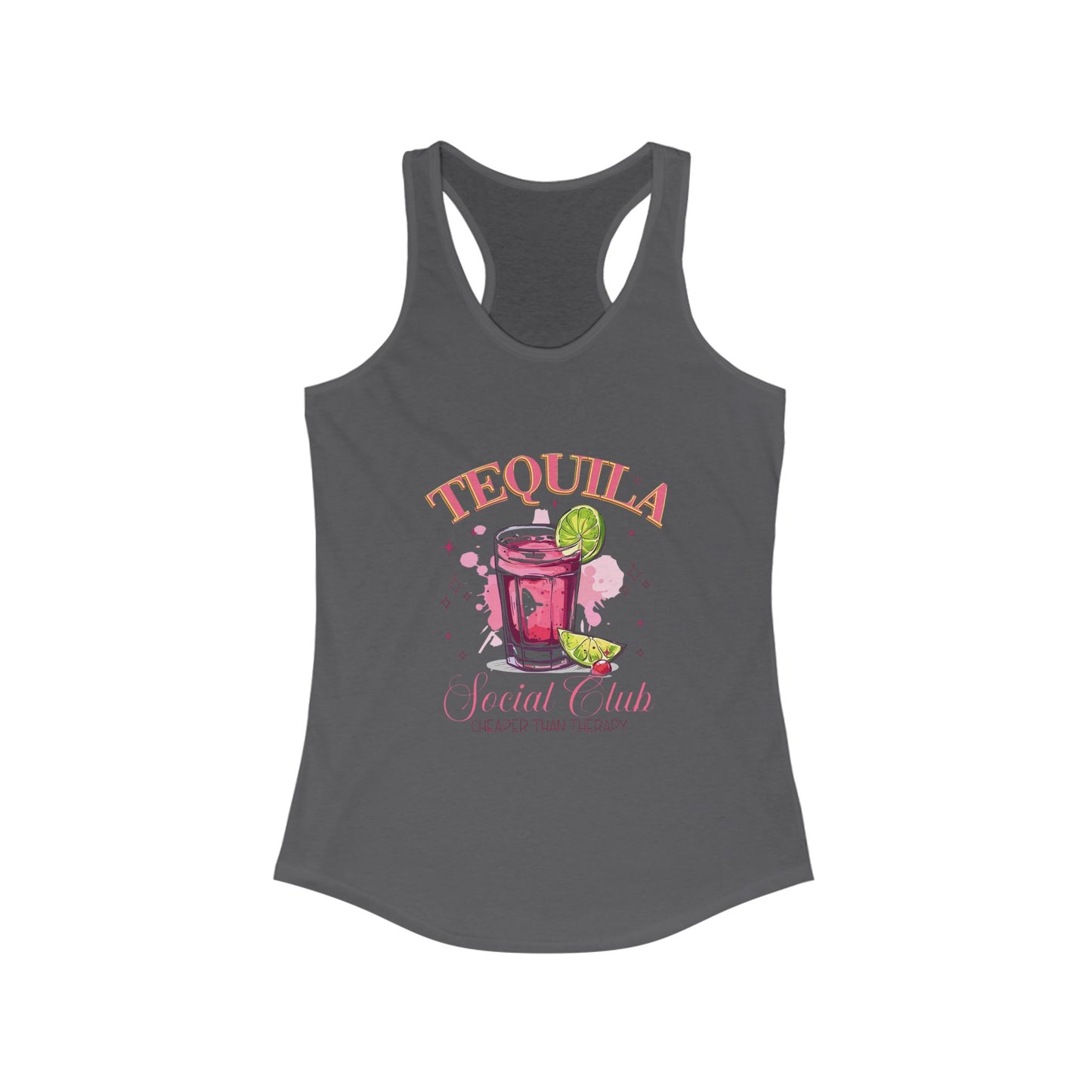 Tequila Party Racerback Tank - Perfect for Summer, Beach Days, Festivals, Tequila Lovers, Strappy Summer Style