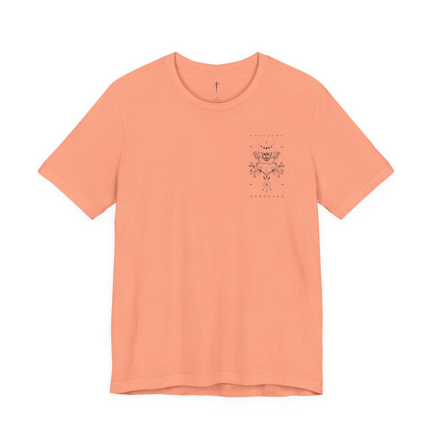 Butterfly Floral Unisex Tee - Nature Lover Gift, Casual Wear, Graphic Tee, Birthday Present, Summer Essentials, Boho Style