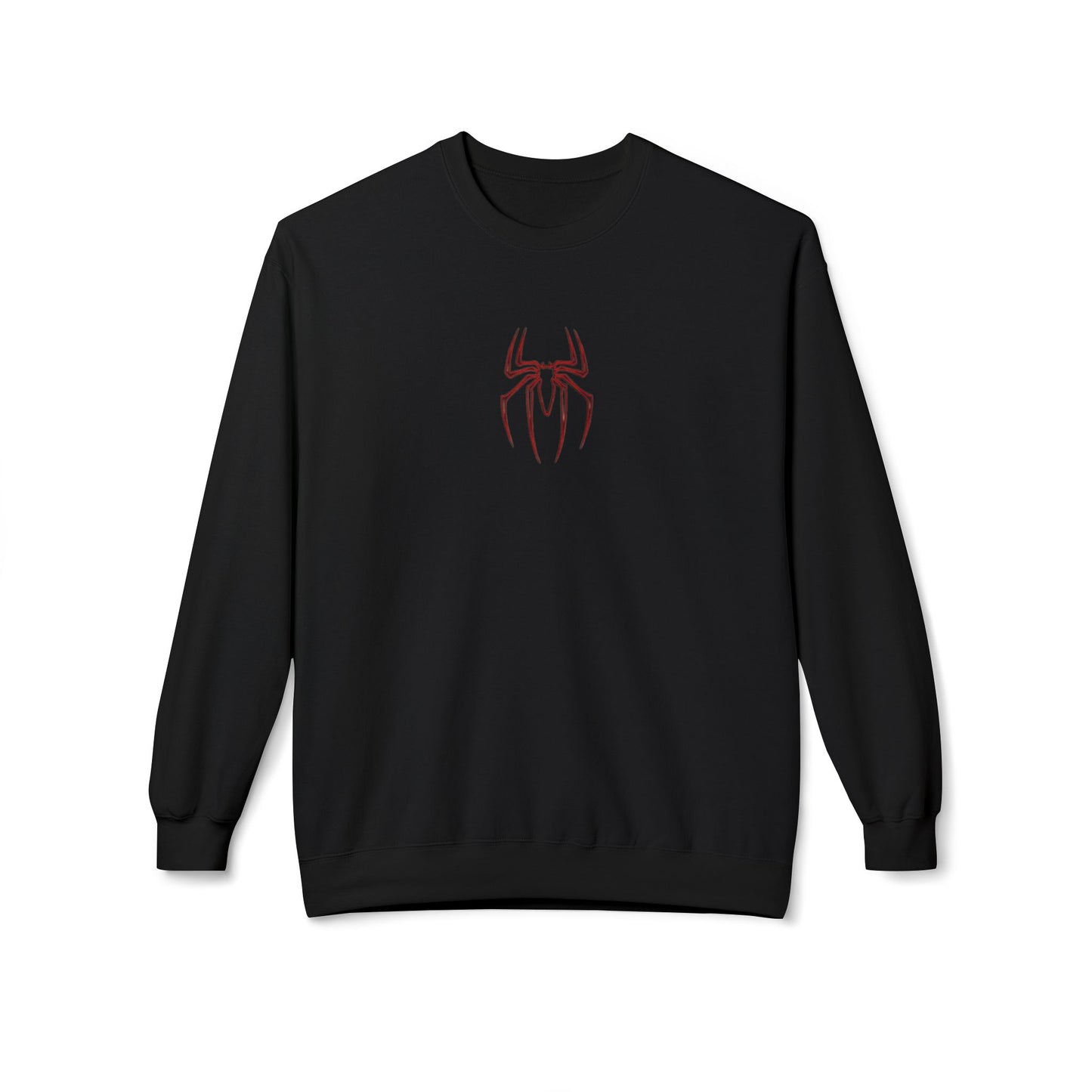 Marvel Spider Graphic Crewneck Sweatshirt, Unisex Casual Wear, Gift for Fans, Cozy Layering, Perfect for Halloween, Comic Con