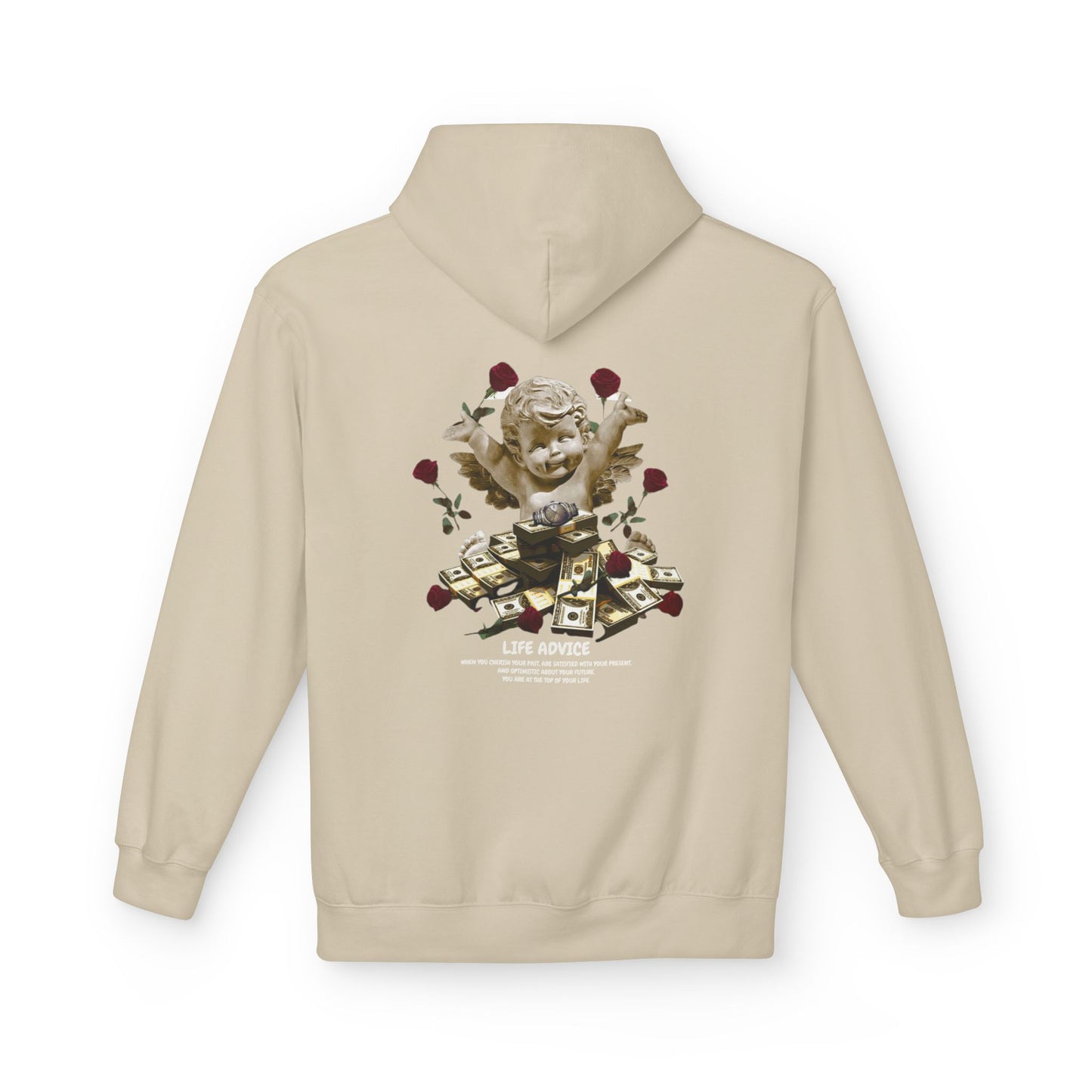 Money Vibes Fleece Hoodie - Stylish Unisex Softstyle Hoodie, Inspirational Gift, Casualwear, Trendy Apparel, Everyday Comfort