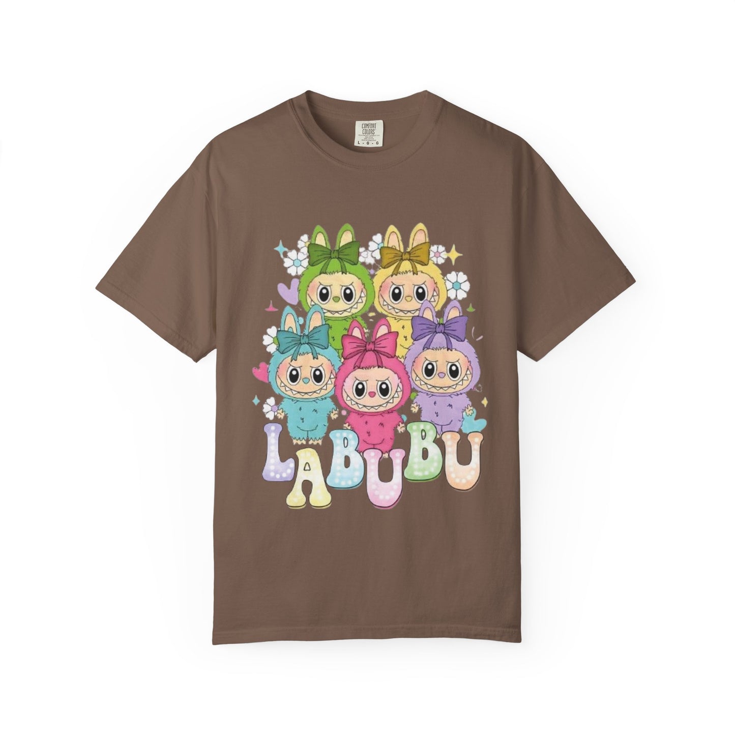 Cute Cartoon T-Shirt with 'LABUBU' Design, Adorable Apparel for Kids and Adults, Perfect for Casual Wear, Gifts, and Celebrations