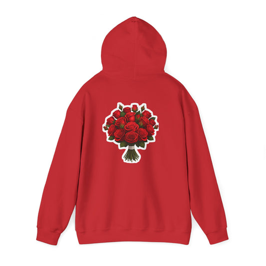 Rose Bouquet Hoodie, Floral Sweatshirt, Unisex Pullover, Gift for Her, Spring Fashion, Valentine’s Day Gift, Cozy Layer