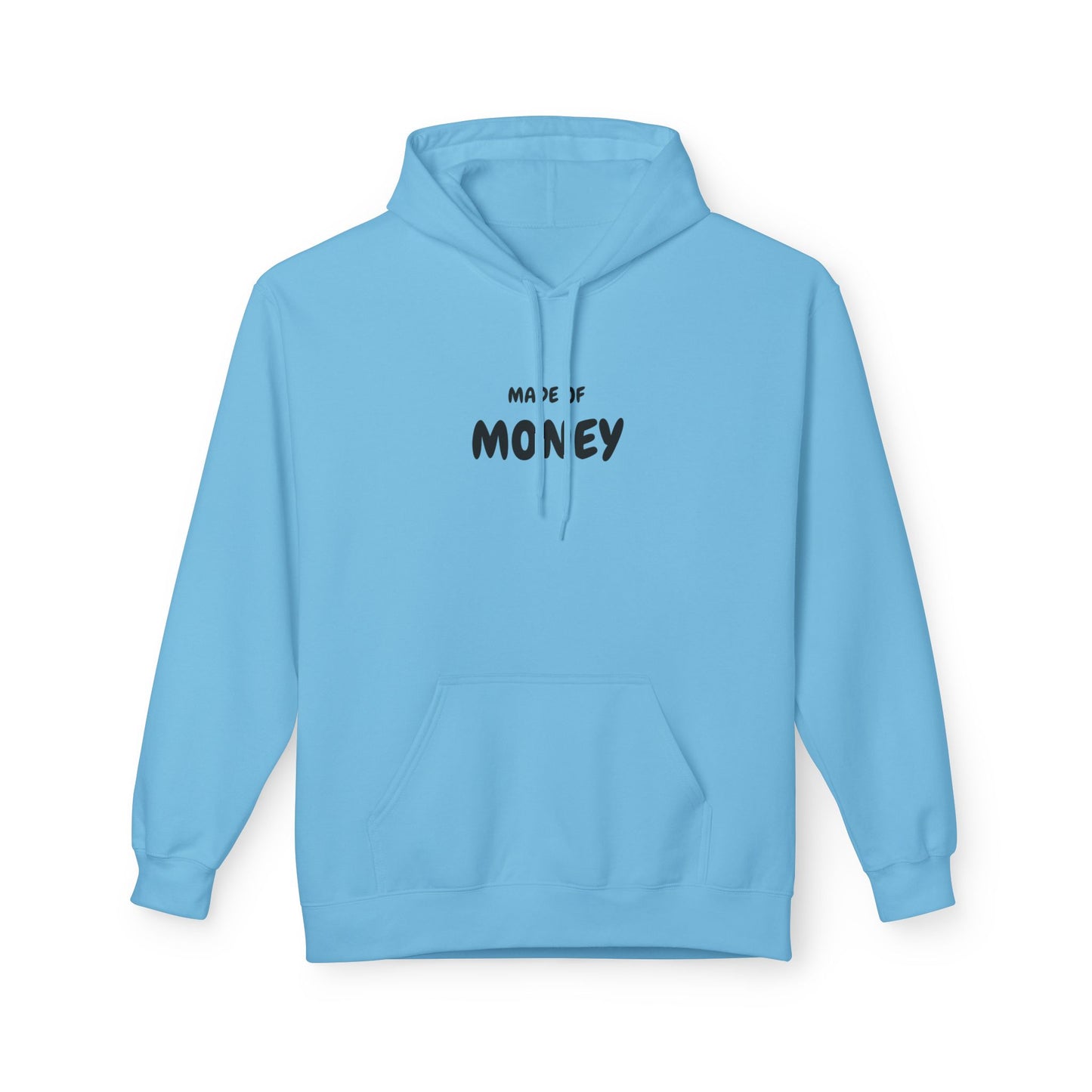 Money Vibes Fleece Hoodie - Stylish Unisex Softstyle Hoodie, Inspirational Gift, Casualwear, Trendy Apparel, Everyday Comfort