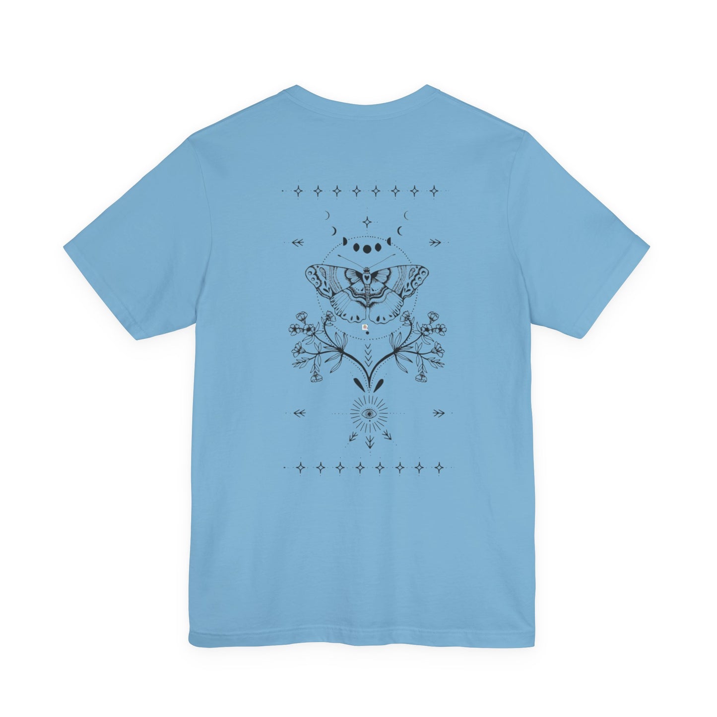 Butterfly Floral Unisex Tee - Nature Lover Gift, Casual Wear, Graphic Tee, Birthday Present, Summer Essentials, Boho Style