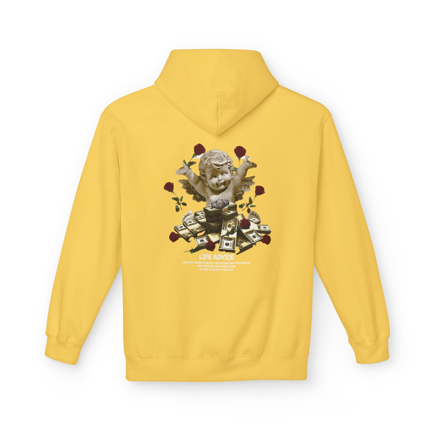 Money Vibes Fleece Hoodie - Stylish Unisex Softstyle Hoodie, Inspirational Gift, Casualwear, Trendy Apparel, Everyday Comfort