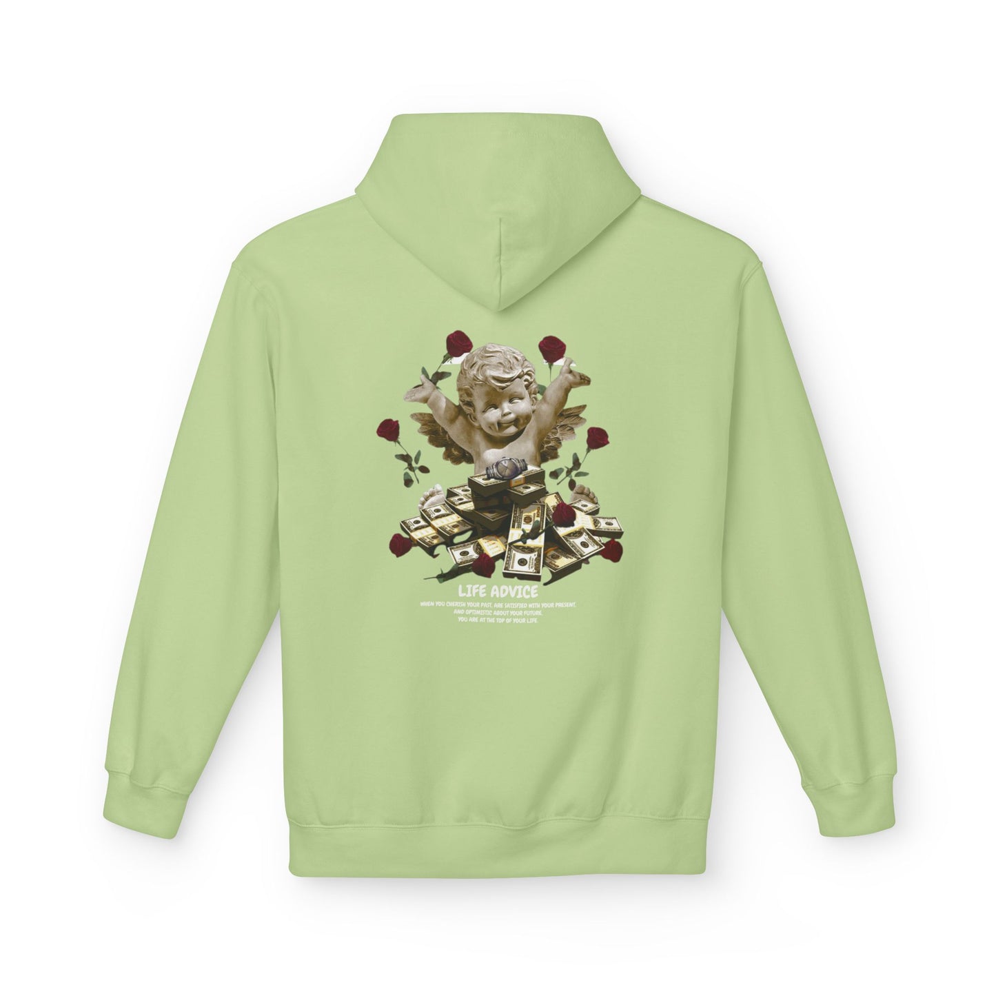 Money Vibes Fleece Hoodie - Stylish Unisex Softstyle Hoodie, Inspirational Gift, Casualwear, Trendy Apparel, Everyday Comfort