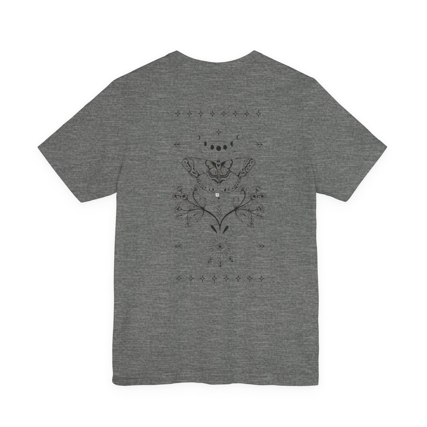 Butterfly Floral Unisex Tee - Nature Lover Gift, Casual Wear, Graphic Tee, Birthday Present, Summer Essentials, Boho Style