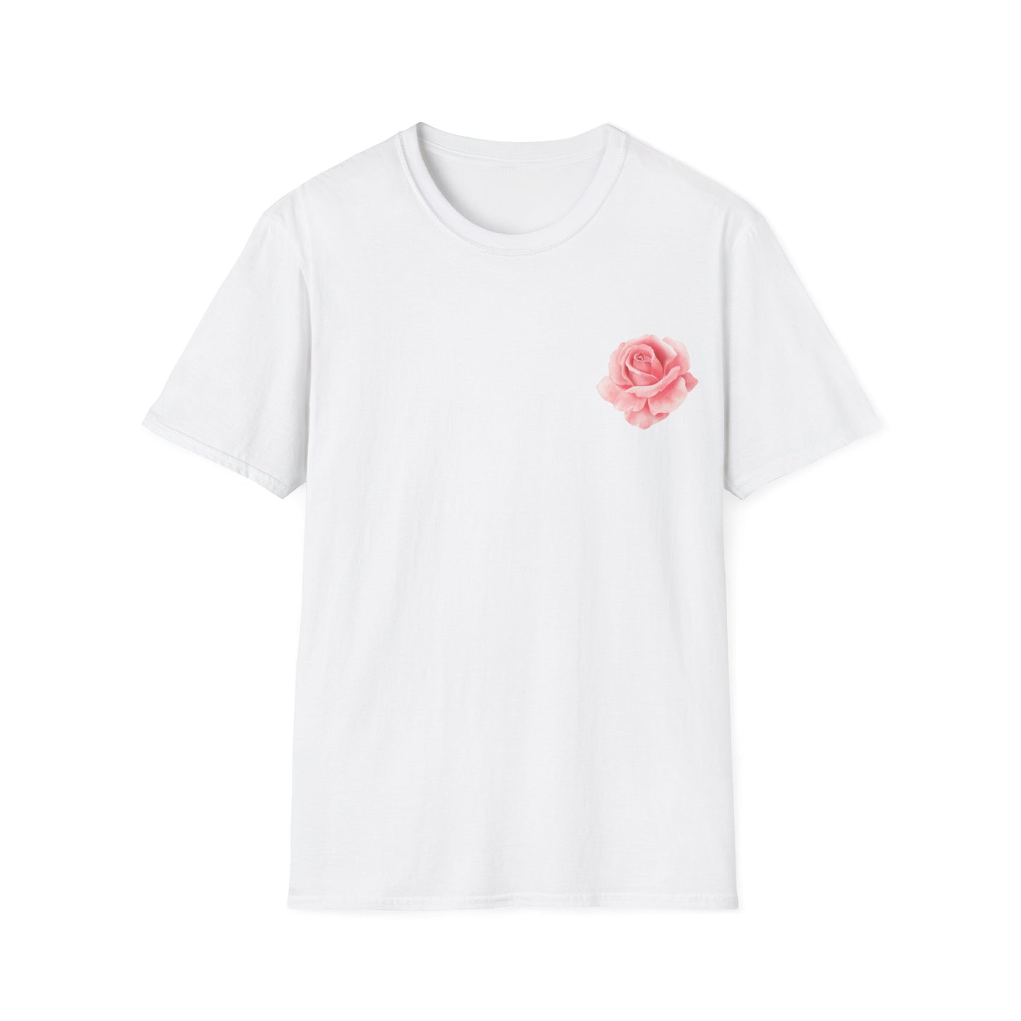 Romantic Floral Graphic T-Shirt, Casual Wear, Gift for Her, Birthday, Mother's Day, Summer Fashion, Unisex Tee