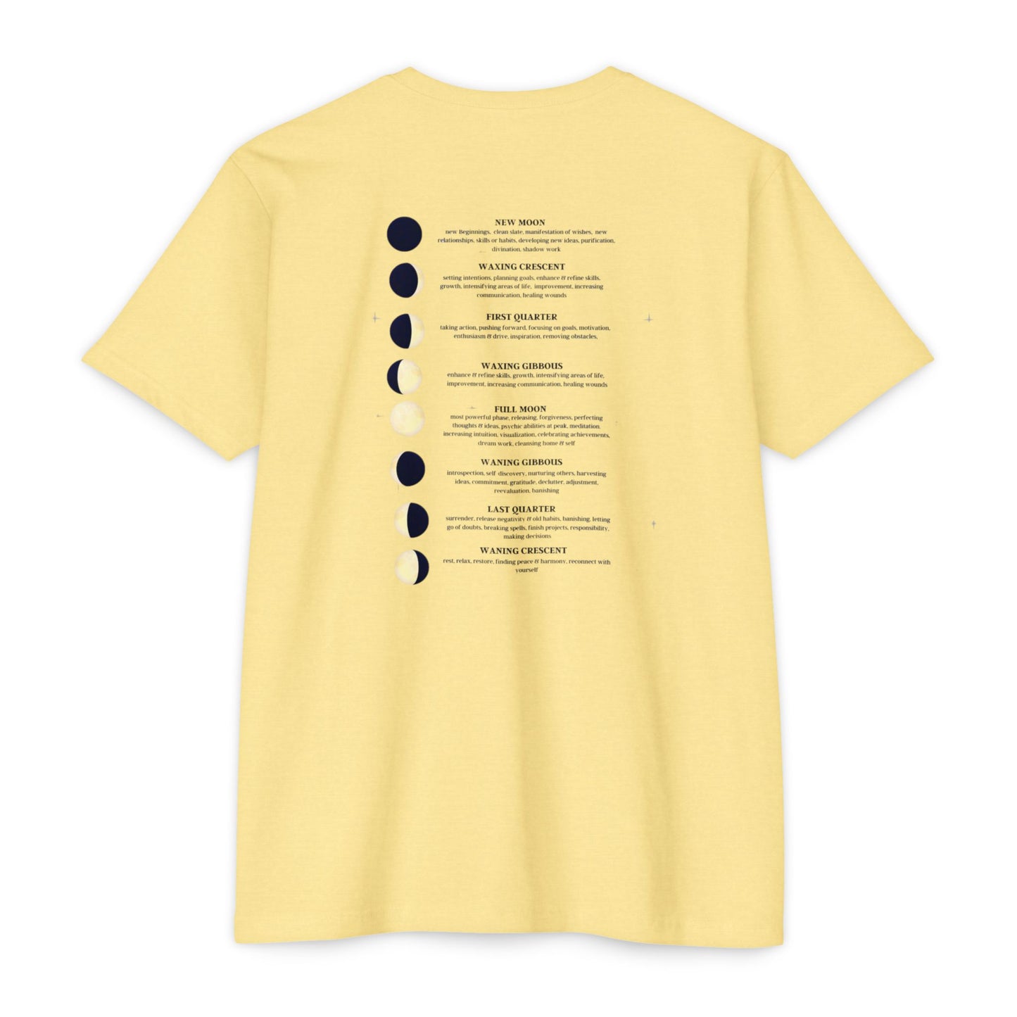 Celestial Moon Phases T-Shirt, Astrology Tee, Lunar Cycle Shirt, Gift for Astrology Lovers, Unisex Graphic Top