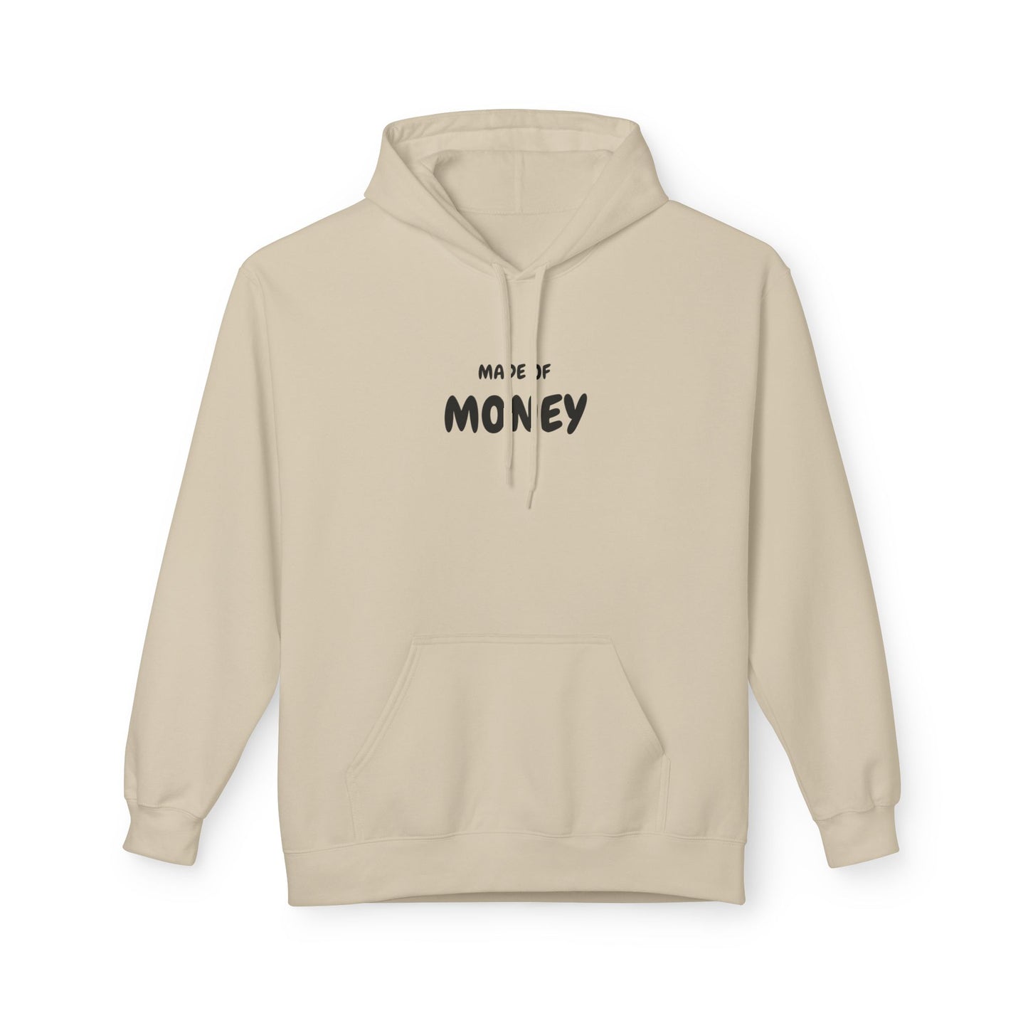 Money Vibes Fleece Hoodie - Stylish Unisex Softstyle Hoodie, Inspirational Gift, Casualwear, Trendy Apparel, Everyday Comfort
