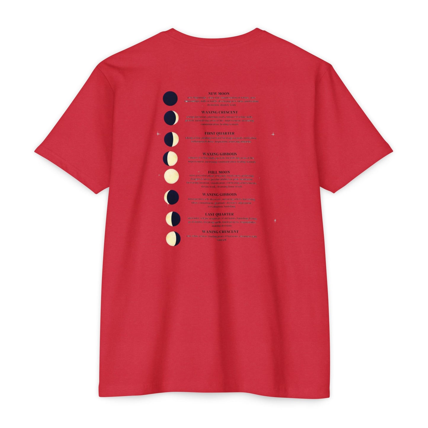 Celestial Moon Phases T-Shirt, Astrology Tee, Lunar Cycle Shirt, Gift for Astrology Lovers, Unisex Graphic Top