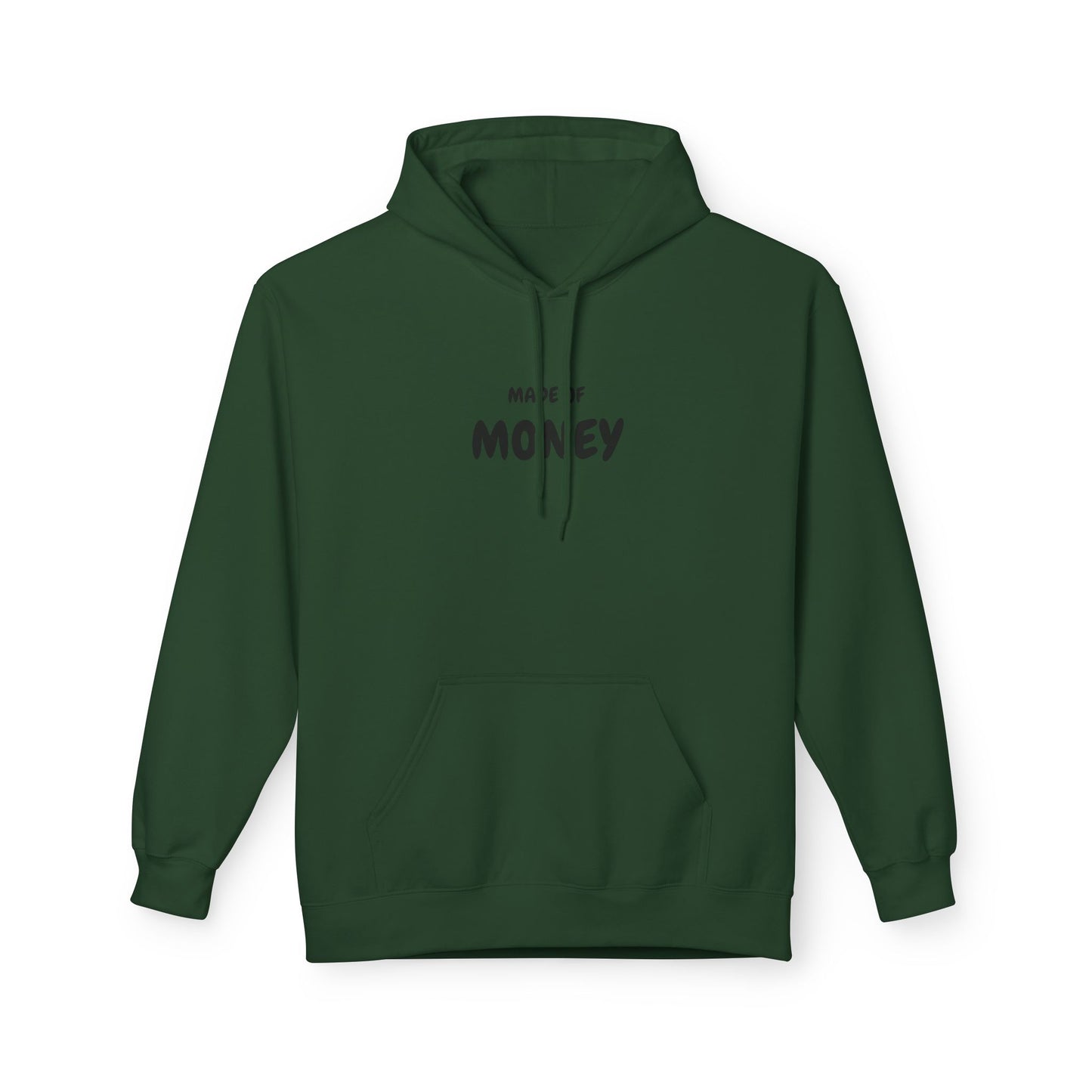 Money Vibes Fleece Hoodie - Stylish Unisex Softstyle Hoodie, Inspirational Gift, Casualwear, Trendy Apparel, Everyday Comfort