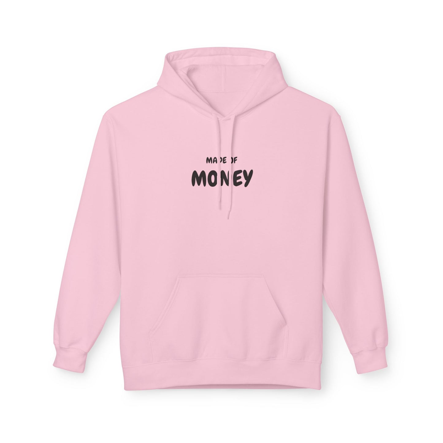 Money Vibes Fleece Hoodie - Stylish Unisex Softstyle Hoodie, Inspirational Gift, Casualwear, Trendy Apparel, Everyday Comfort