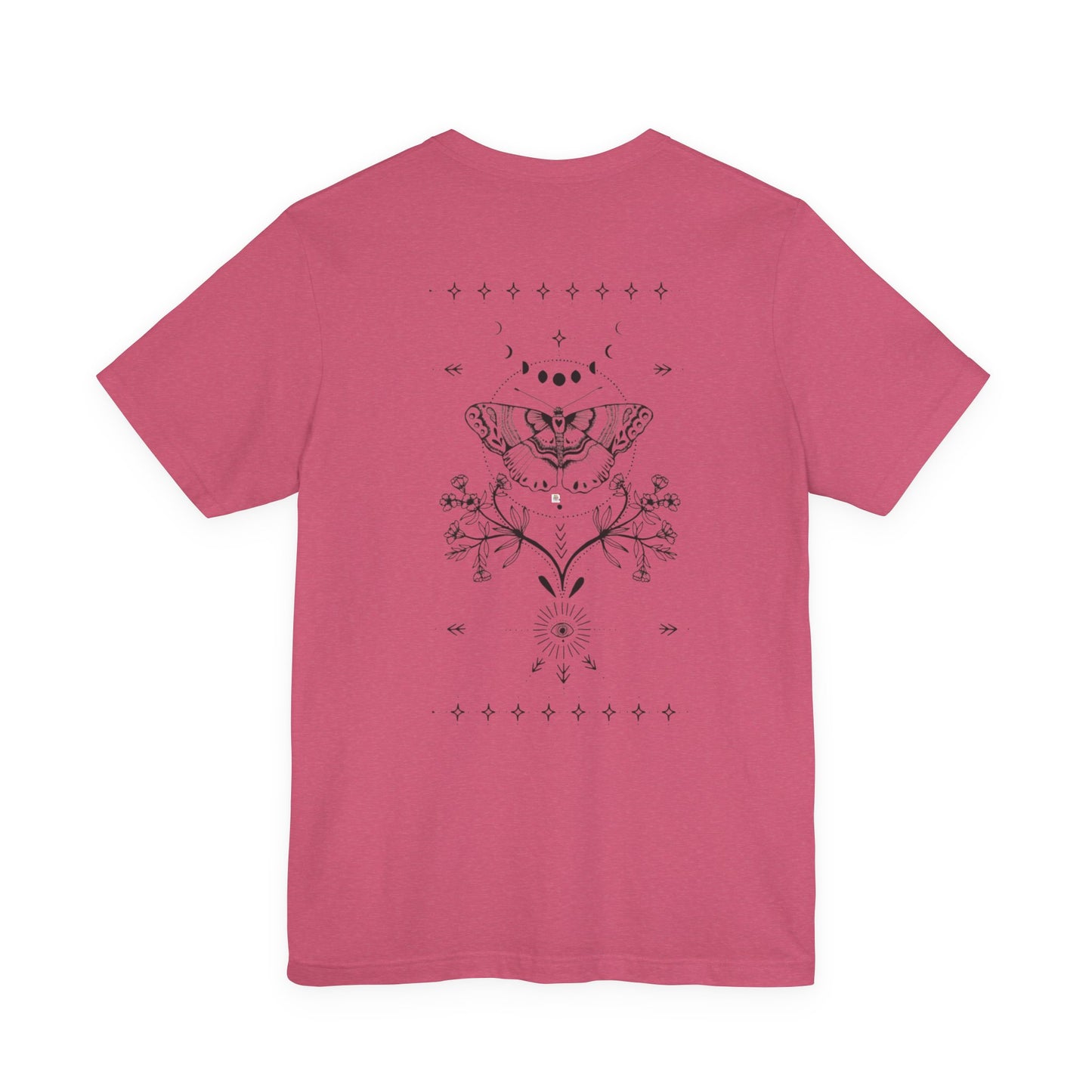 Butterfly Floral Unisex Tee - Nature Lover Gift, Casual Wear, Graphic Tee, Birthday Present, Summer Essentials, Boho Style
