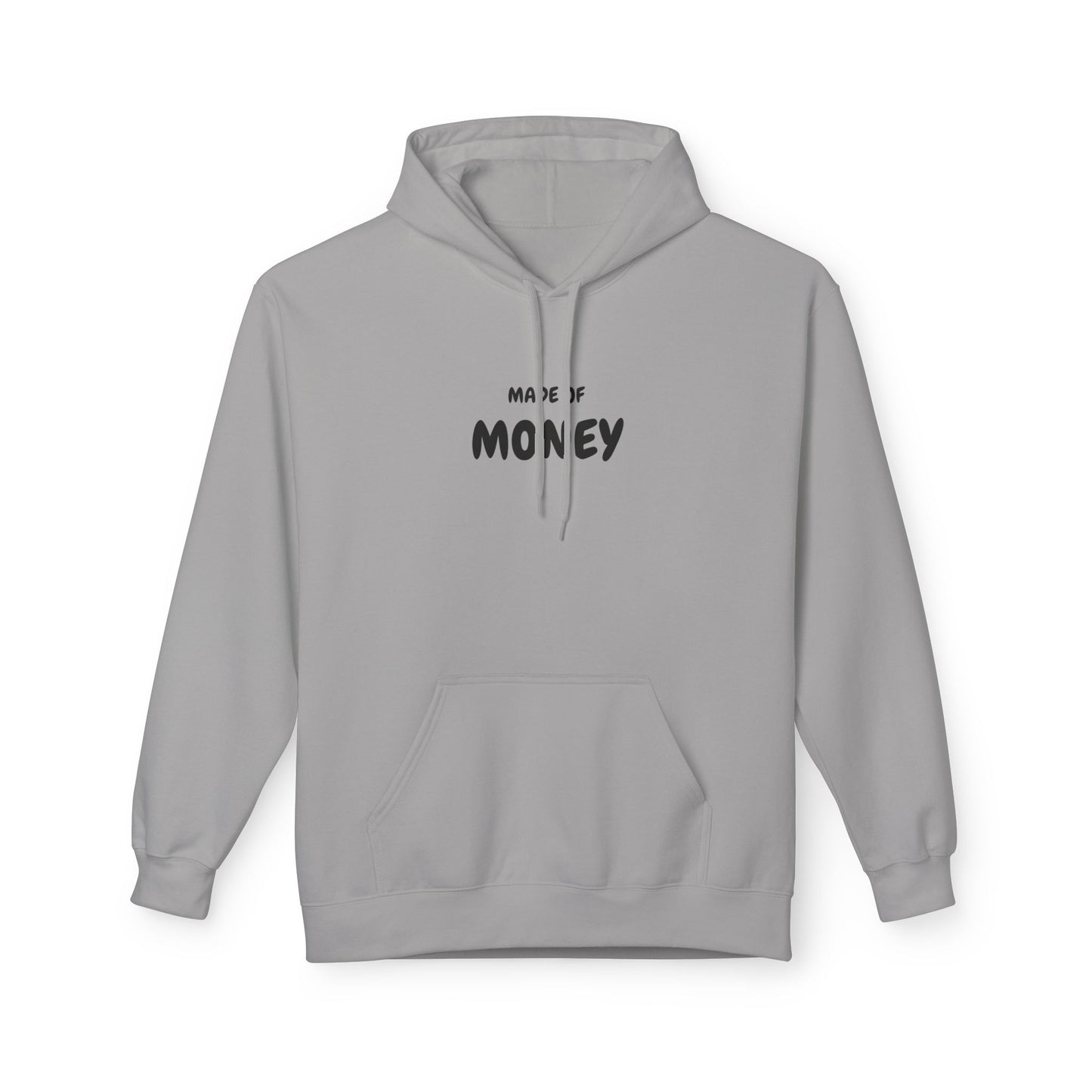 Money Vibes Fleece Hoodie - Stylish Unisex Softstyle Hoodie, Inspirational Gift, Casualwear, Trendy Apparel, Everyday Comfort