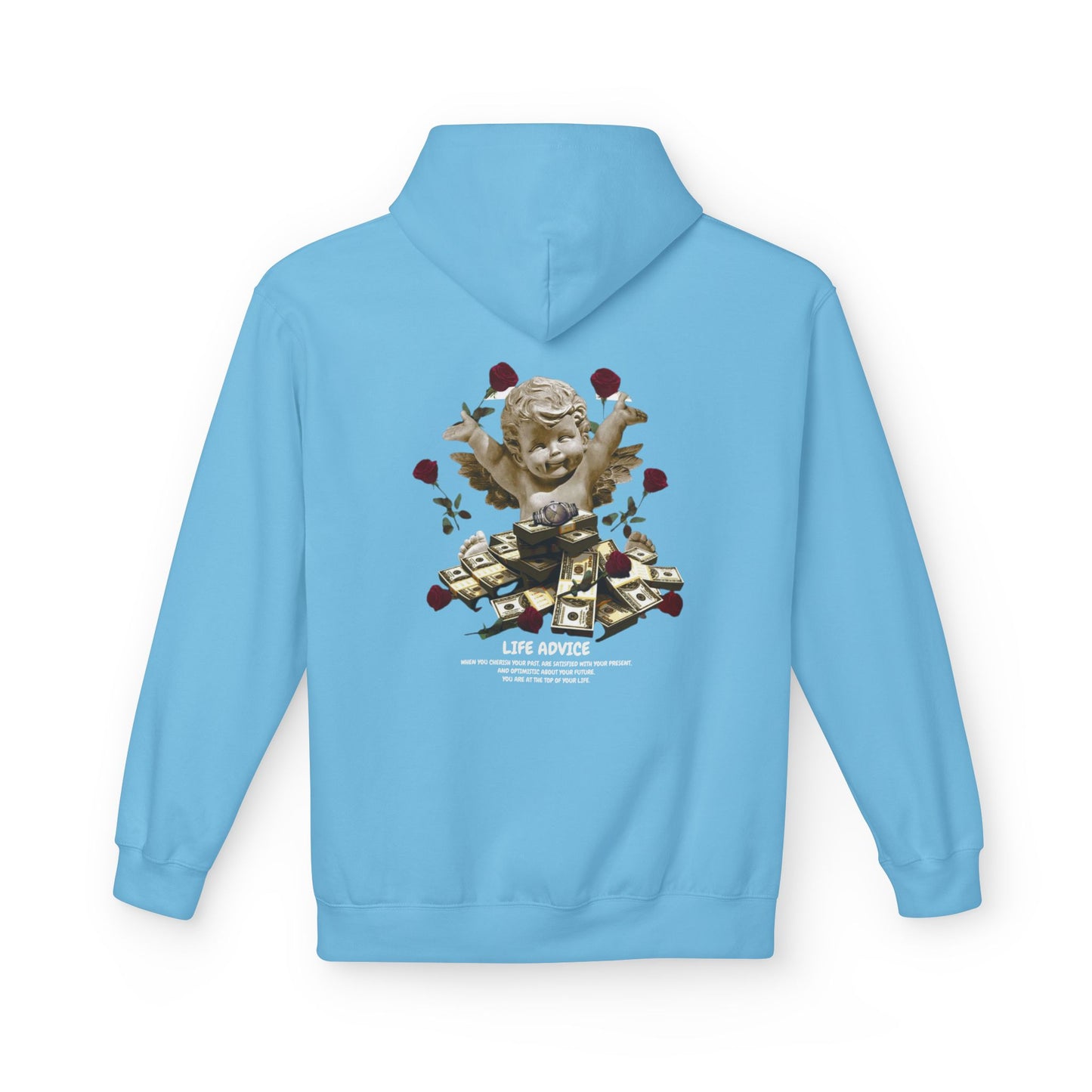 Money Vibes Fleece Hoodie - Stylish Unisex Softstyle Hoodie, Inspirational Gift, Casualwear, Trendy Apparel, Everyday Comfort