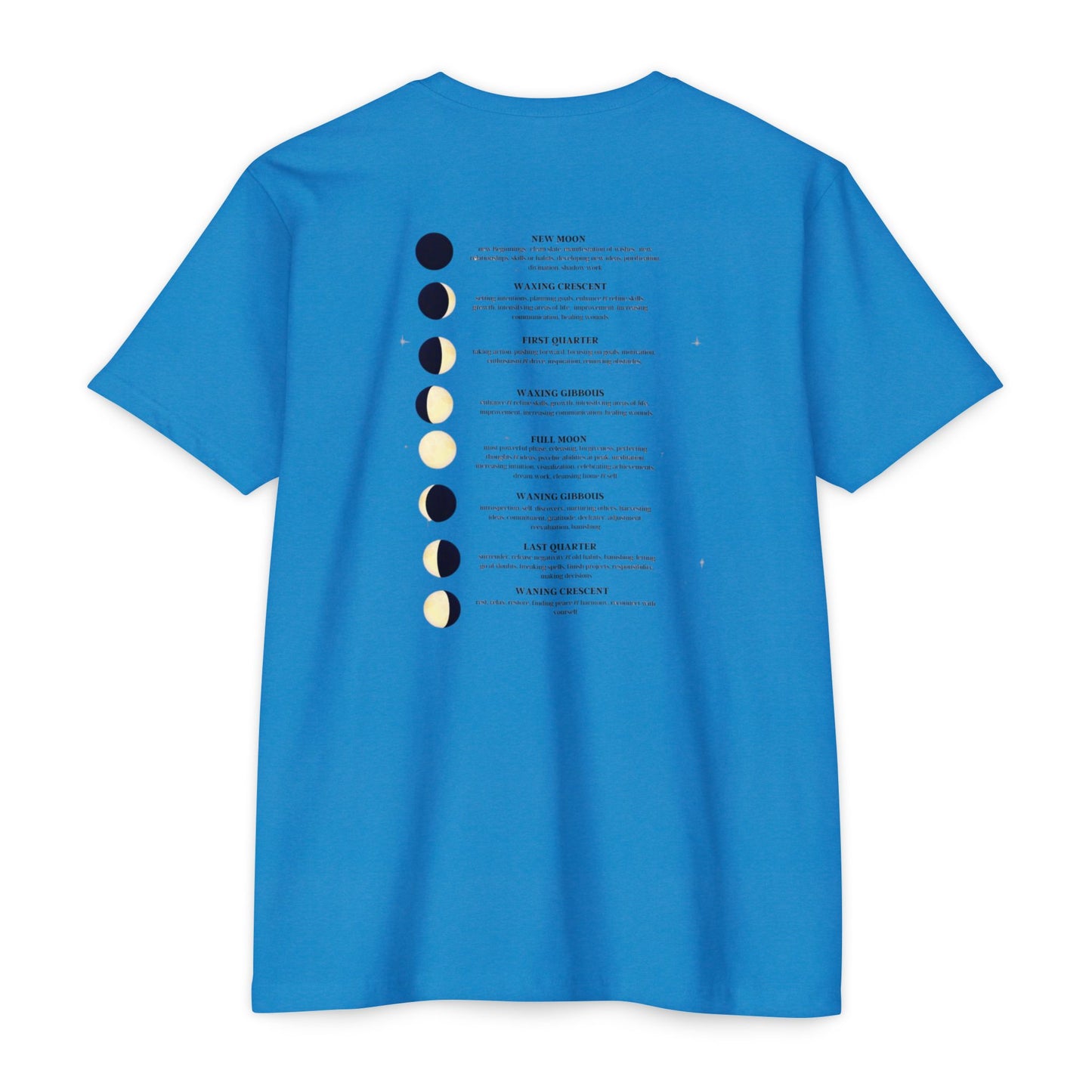 Celestial Moon Phases T-Shirt, Astrology Tee, Lunar Cycle Shirt, Gift for Astrology Lovers, Unisex Graphic Top