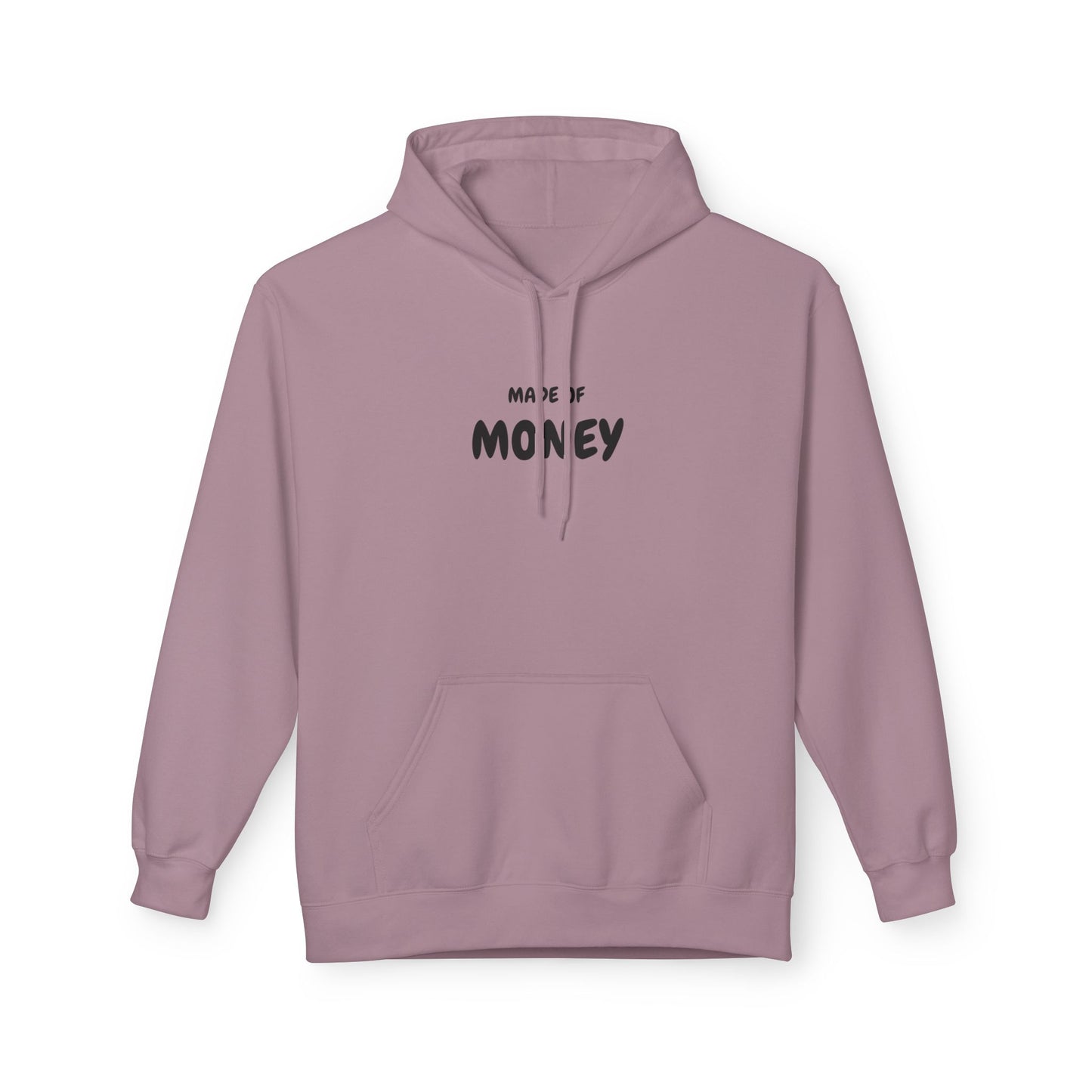 Money Vibes Fleece Hoodie - Stylish Unisex Softstyle Hoodie, Inspirational Gift, Casualwear, Trendy Apparel, Everyday Comfort