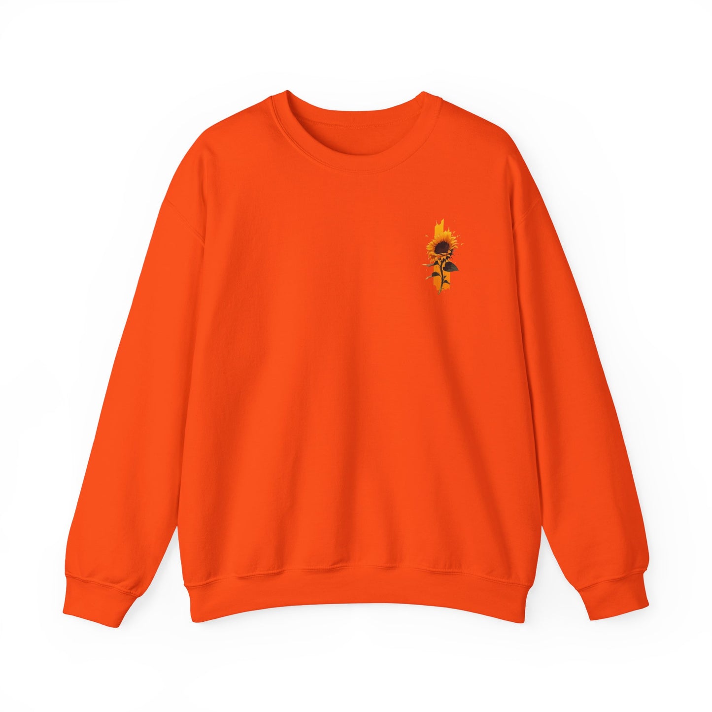 Inspirational Sunflower Sweatshirt, Cozy Crewneck, Motivational Gift, Unisex Apparel, Casual Style, Fall Fashion