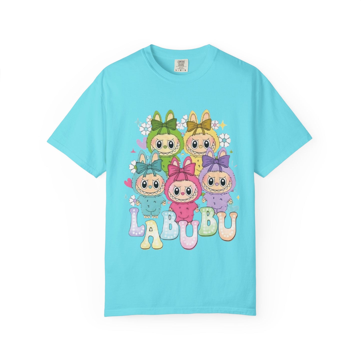 Cute Cartoon T-Shirt with 'LABUBU' Design, Adorable Apparel for Kids and Adults, Perfect for Casual Wear, Gifts, and Celebrations