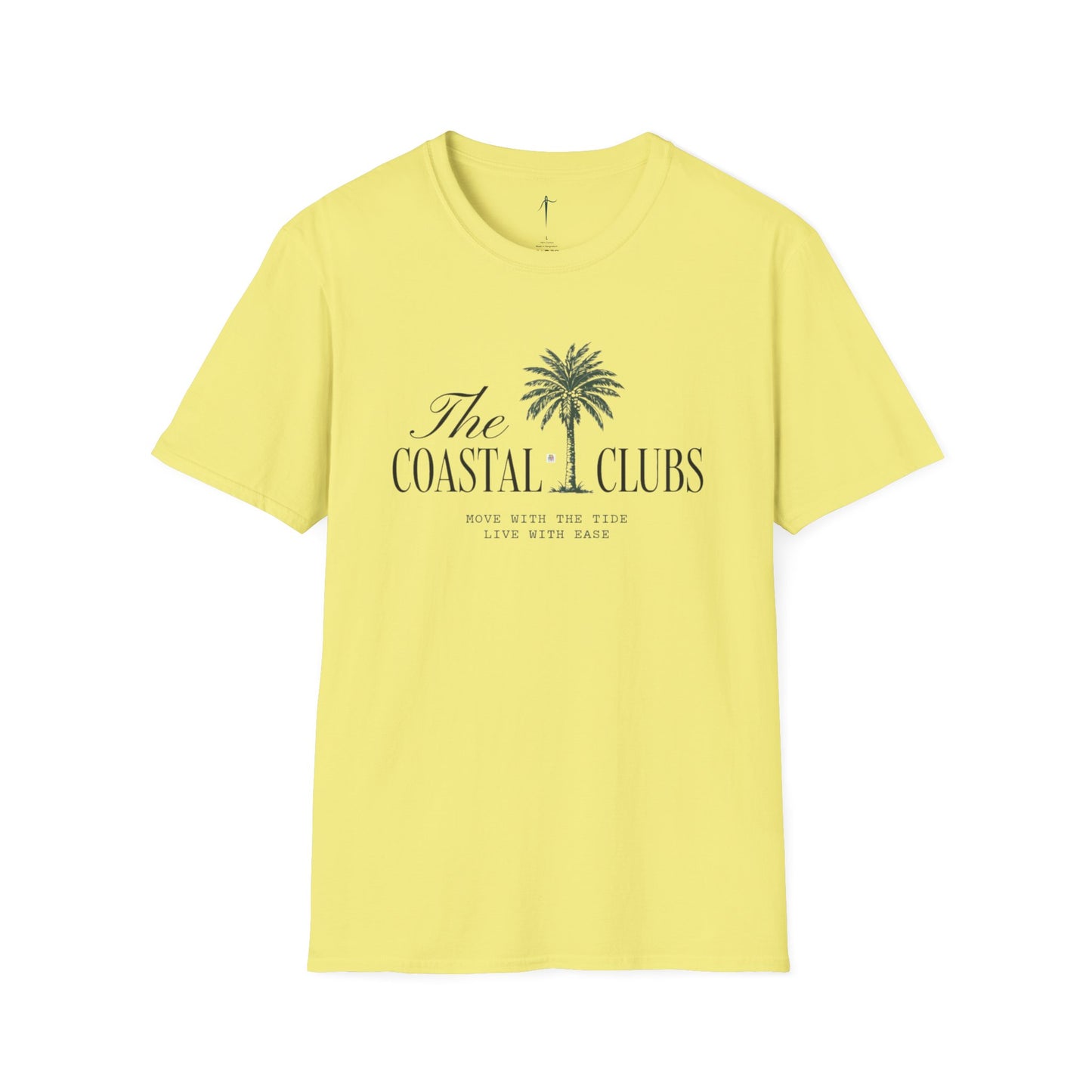 Coastal Clubs T-Shirt | Relaxed Beach Vibe | Perfect for Summer, Vacation, Gifts, Relaxation, Casual Wear