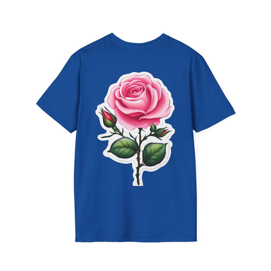Romantic Floral Graphic T-Shirt, Casual Wear, Gift for Her, Birthday, Mother's Day, Summer Fashion, Unisex Tee
