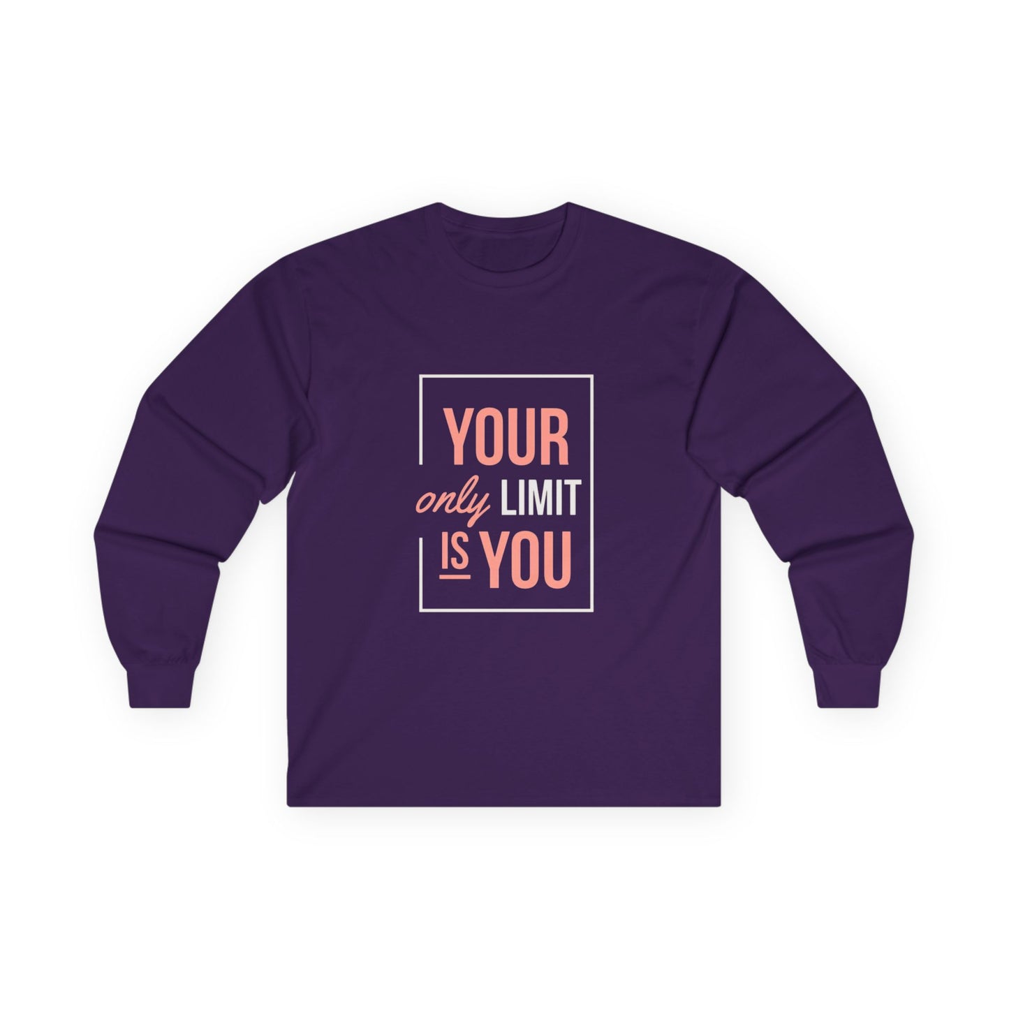 Inspirational Long Sleeve Tee - Motivational Shirt for Personal Growth, Unisex Cotton T-Shirt, Gift for Friends, Positive Affirmation Wear