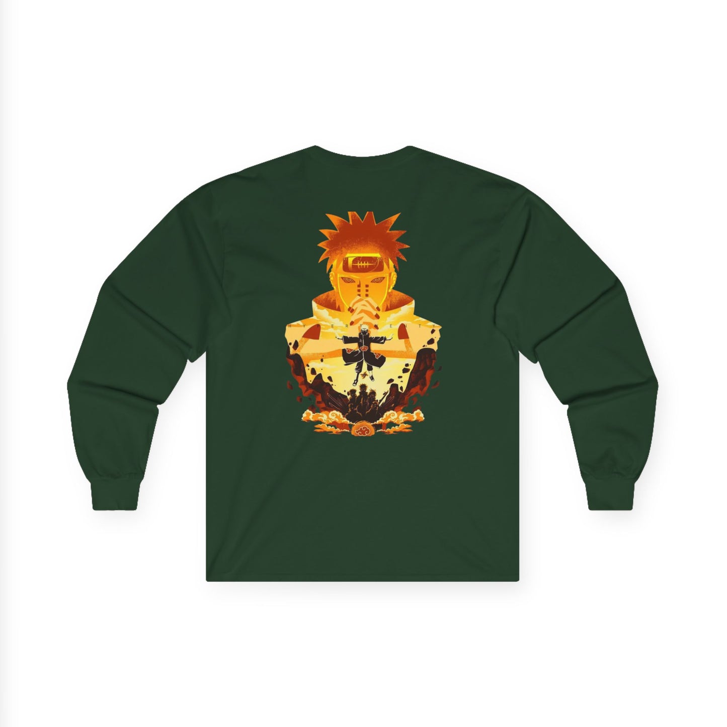 Anime-Inspired Long Sleeve Tee, Casual Wear, Graphic Tee, Unisex Shirt, Perfect Gift, Everyday Style