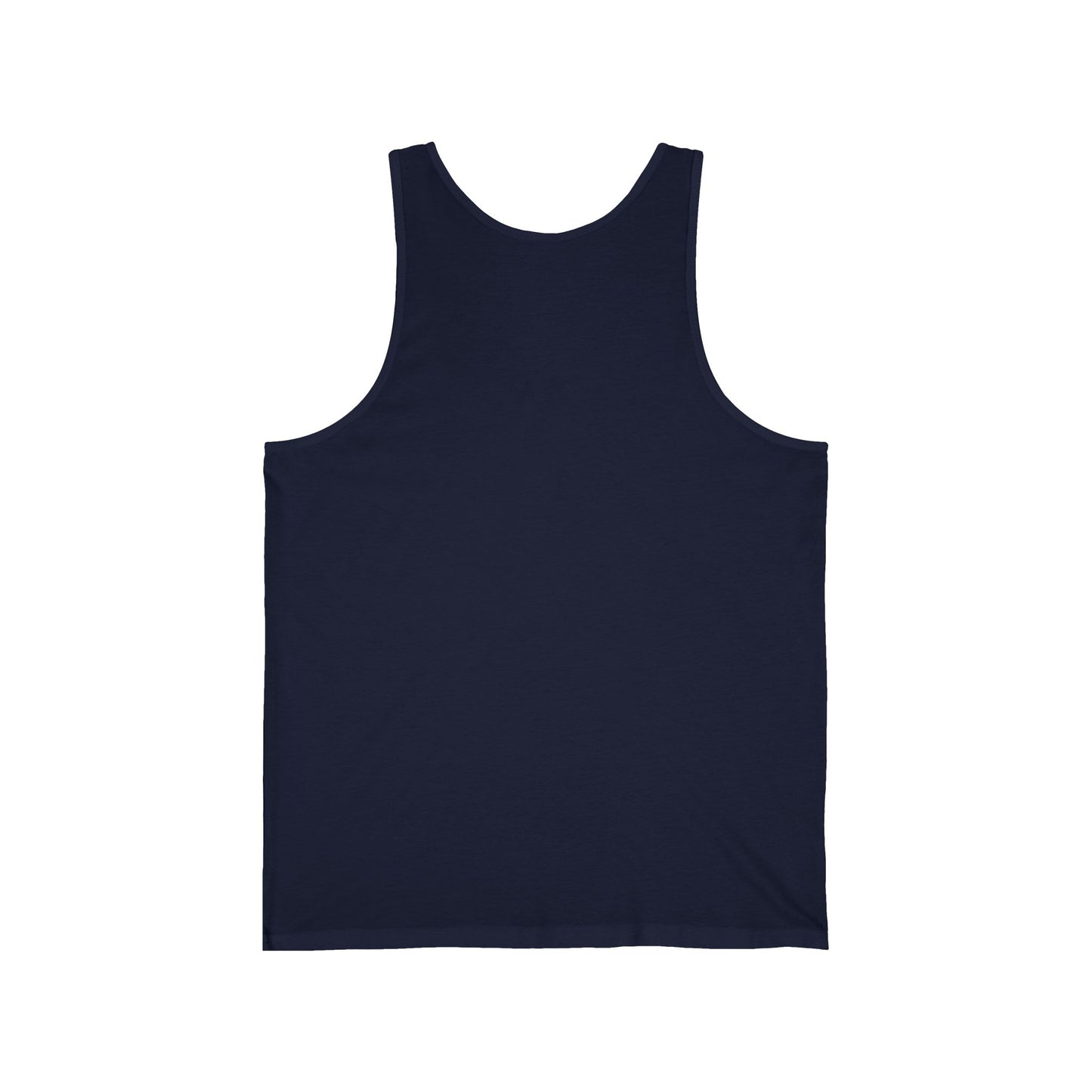 Beach Vibes Unisex Jersey Tank, Summer T-Shirt, Vacation Wear, Casual Style, Beach Party Top, Graphic Tank Top