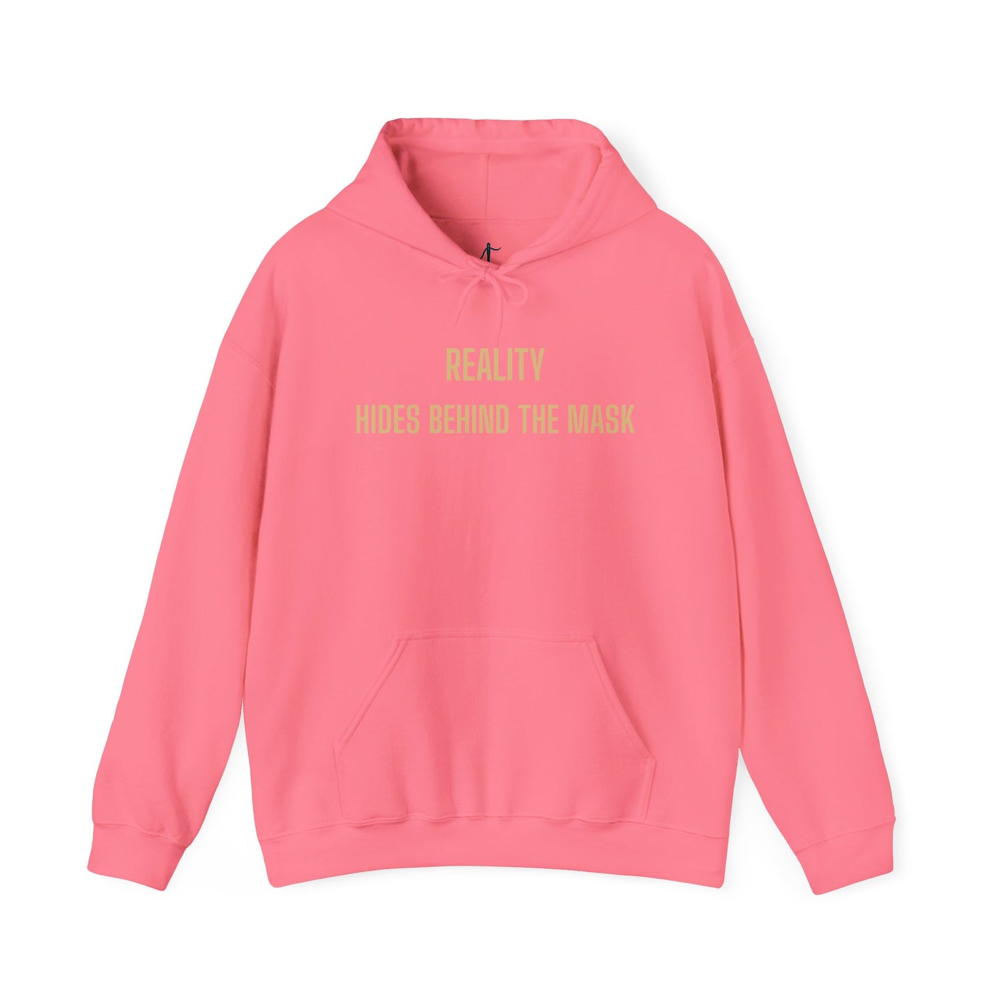 Reality Behind the Mask Sweatshirt | Unisex Heavy Blend™ Hoodie for Casual Wear, Pop Culture Apparel, Unique Gift, Statement Clothing