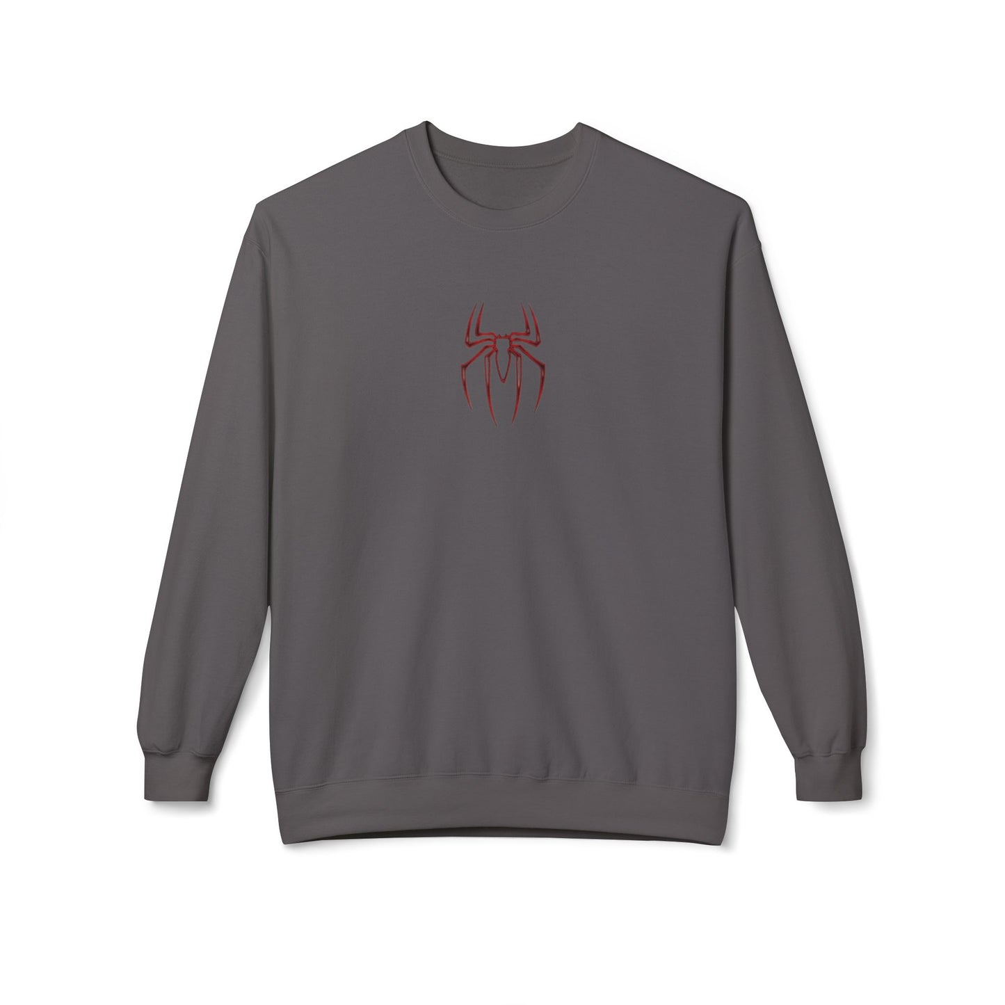 Marvel Spider Graphic Crewneck Sweatshirt, Unisex Casual Wear, Gift for Fans, Cozy Layering, Perfect for Halloween, Comic Con