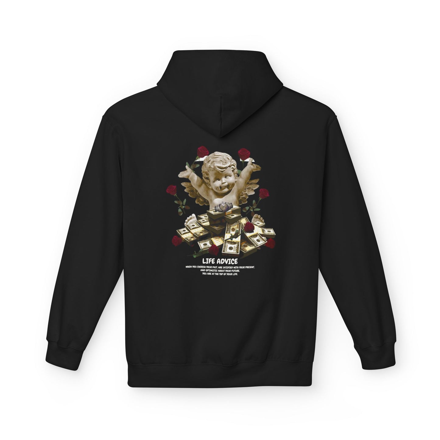 Money Vibes Fleece Hoodie - Stylish Unisex Softstyle Hoodie, Inspirational Gift, Casualwear, Trendy Apparel, Everyday Comfort