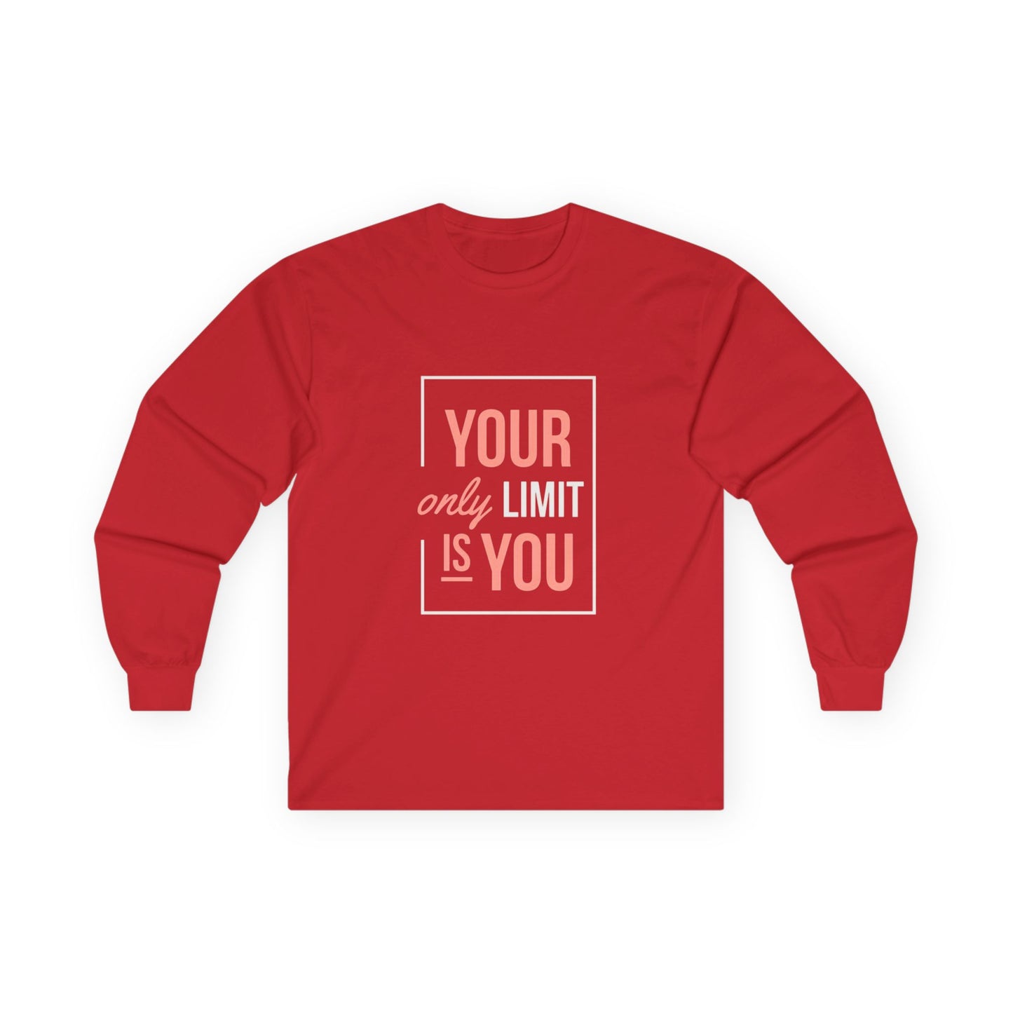 Inspirational Long Sleeve Tee - Motivational Shirt for Personal Growth, Unisex Cotton T-Shirt, Gift for Friends, Positive Affirmation Wear