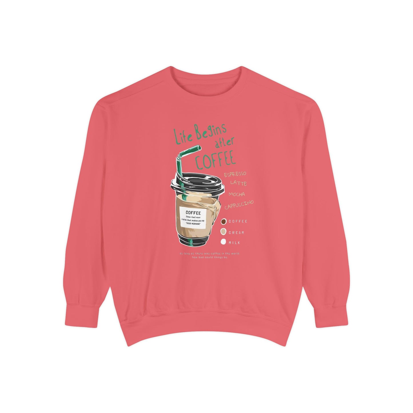 Coffee Lover's Unisex Sweatshirt, Cozy Coffee Sweatshirt, Gift for Baristas, Cute Casual Sweatshirt, Funny Drink Apparel