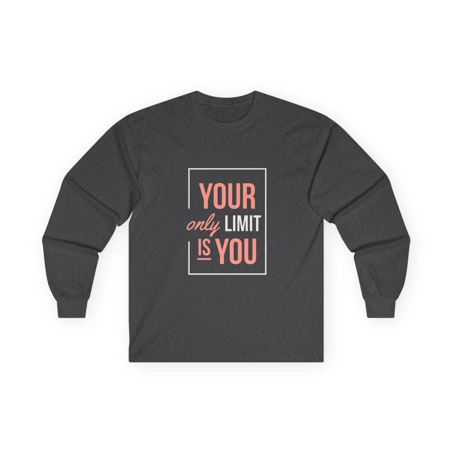 Inspirational Long Sleeve Tee - Motivational Shirt for Personal Growth, Unisex Cotton T-Shirt, Gift for Friends, Positive Affirmation Wear
