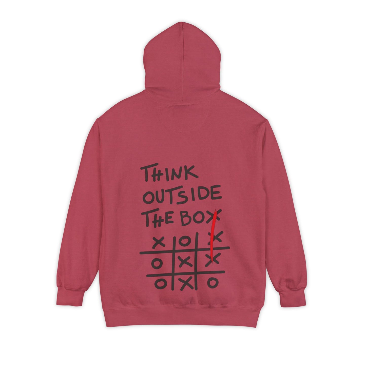 Creative Unisex Garment-Dyed Hoodie, Casual Wear, Unique Gift, Comfortable Sweatshirt, Inspirational Hoodie, Everyday Fashion