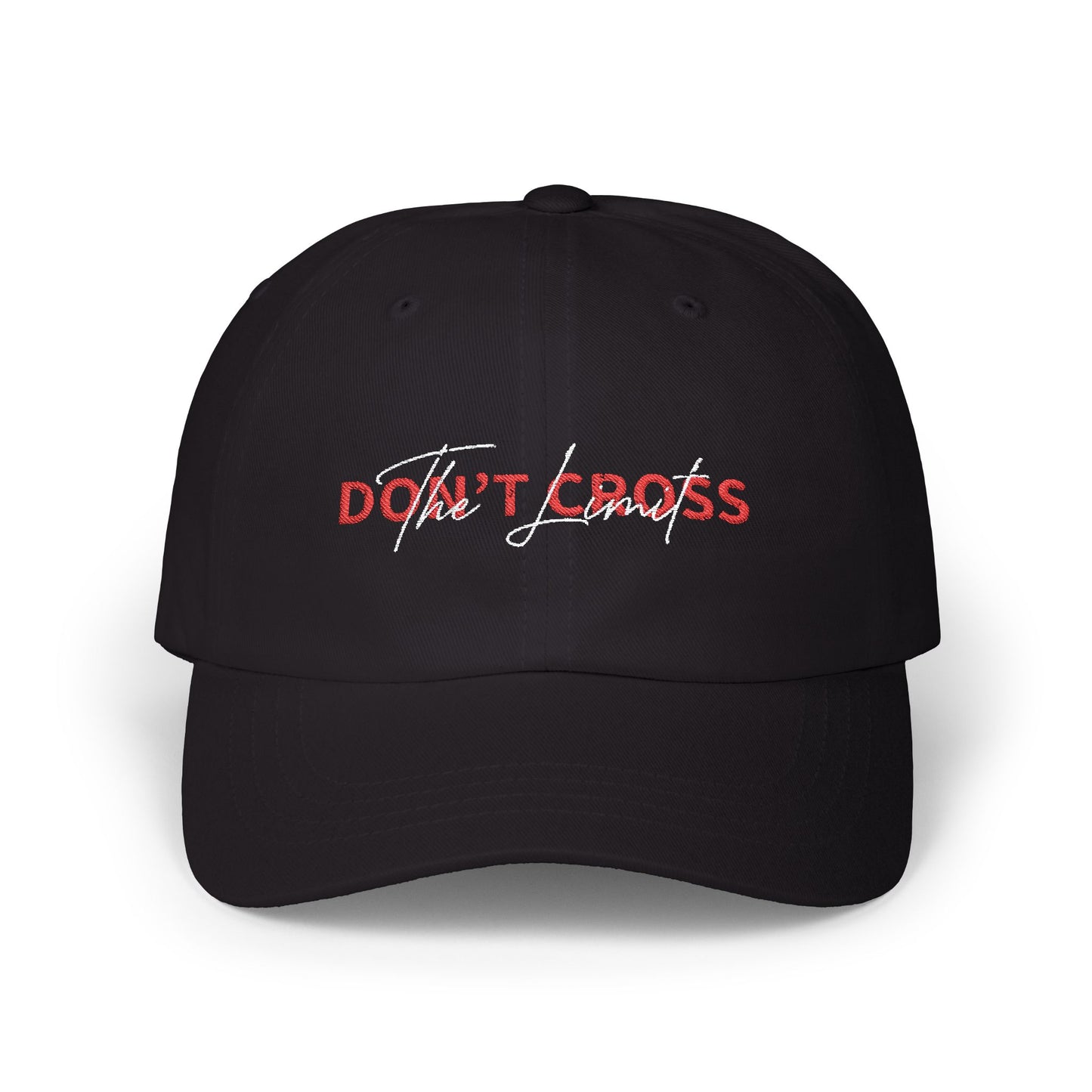 Don't Cross Classic Dad Cap - Stylish Father's Day Gift, Casual Accessories, Trendy Cap, Unique Embroidered Hat, Everyday Wear