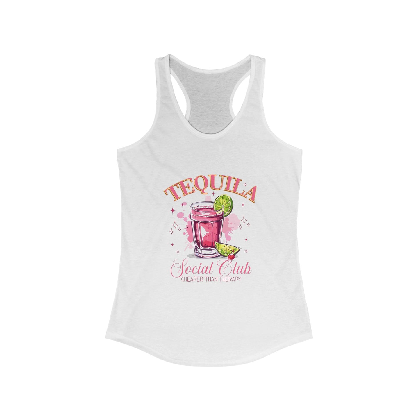 Tequila Party Racerback Tank - Perfect for Summer, Beach Days, Festivals, Tequila Lovers, Strappy Summer Style