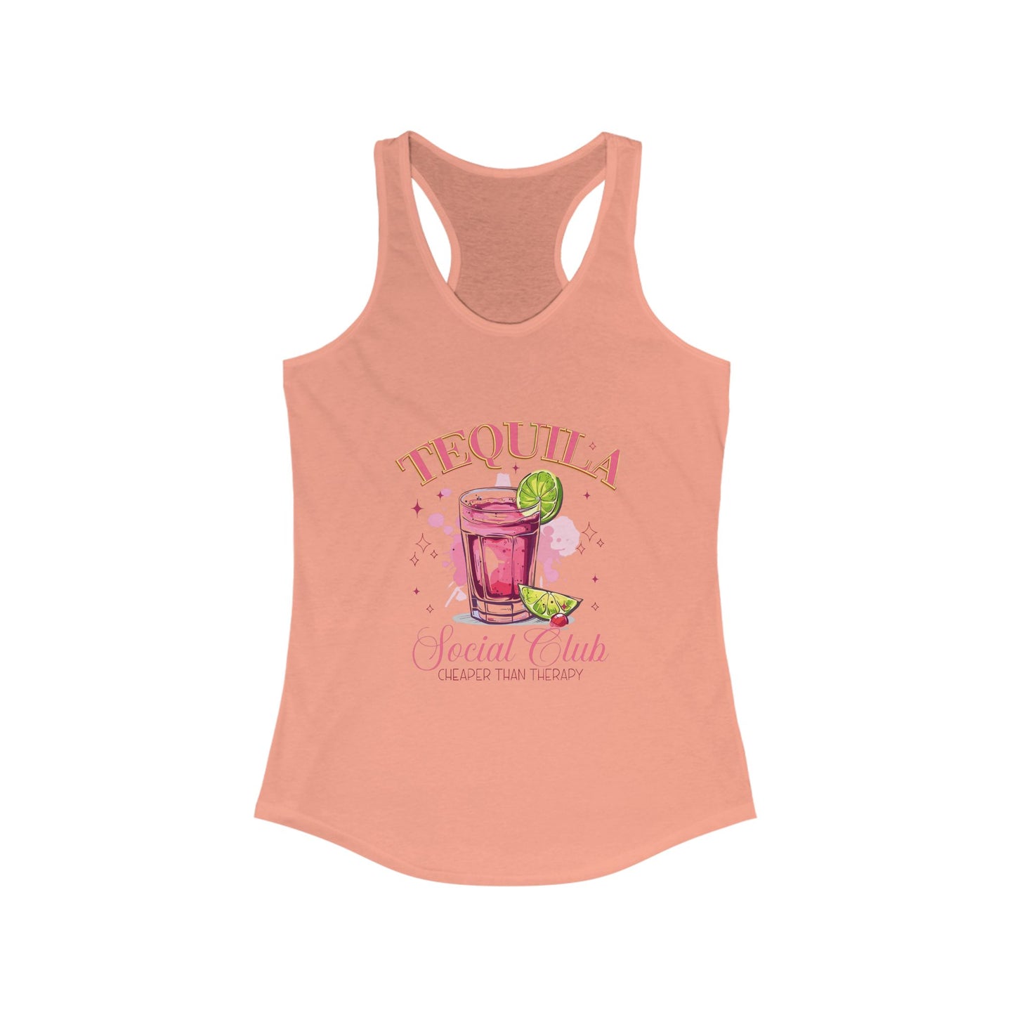 Tequila Party Racerback Tank - Perfect for Summer, Beach Days, Festivals, Tequila Lovers, Strappy Summer Style