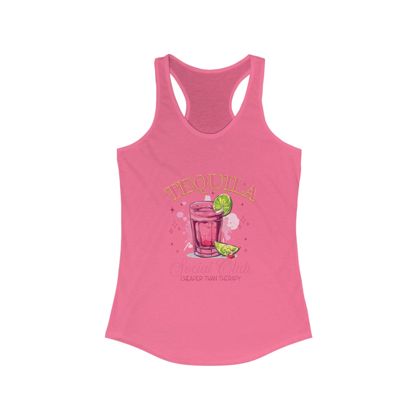Tequila Party Racerback Tank - Perfect for Summer, Beach Days, Festivals, Tequila Lovers, Strappy Summer Style