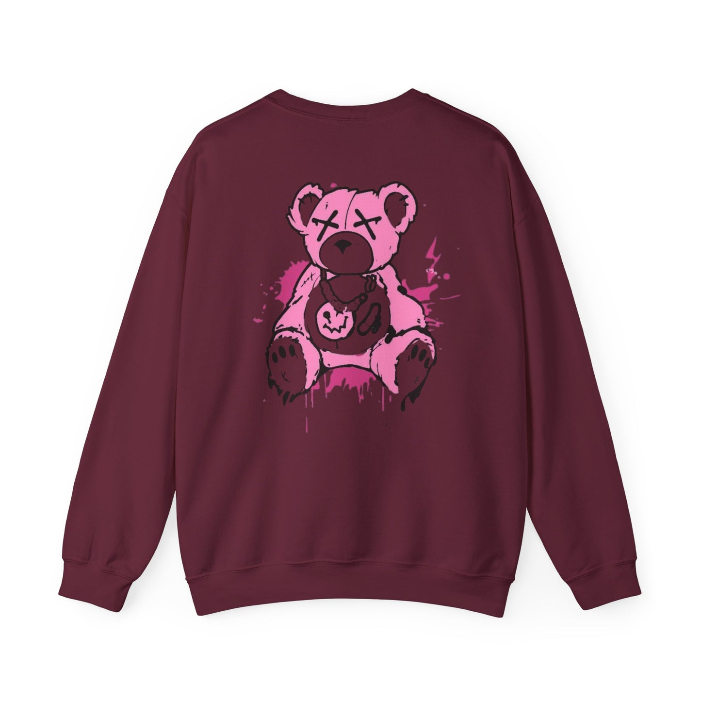 Edgy Graphic Crewneck Sweatshirt | Unisex Oversized Top for Streetwear Lovers, Perfect Gift for Art Enthusiasts, Cool Casual Wear