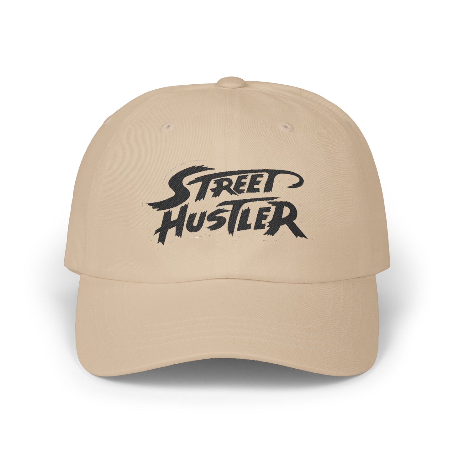 Street Hustler Classic Dad Cap, Casual Hat, Gift for Dads, Streetwear Accessories, Trendy Headwear