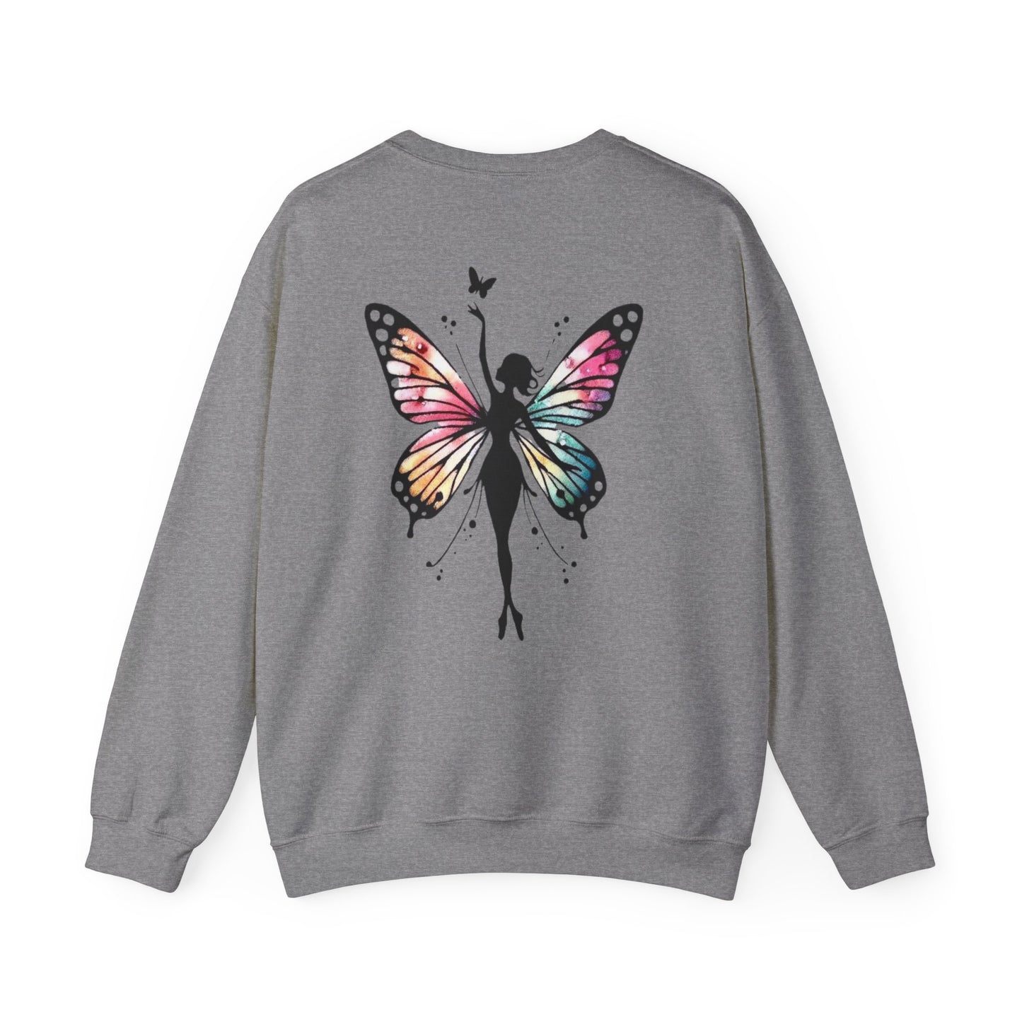 Butterfly Magic Unisex Crewneck Sweatshirt, Cozy Sweater, Gift for Her, Spring Fashion, Casual Outfit