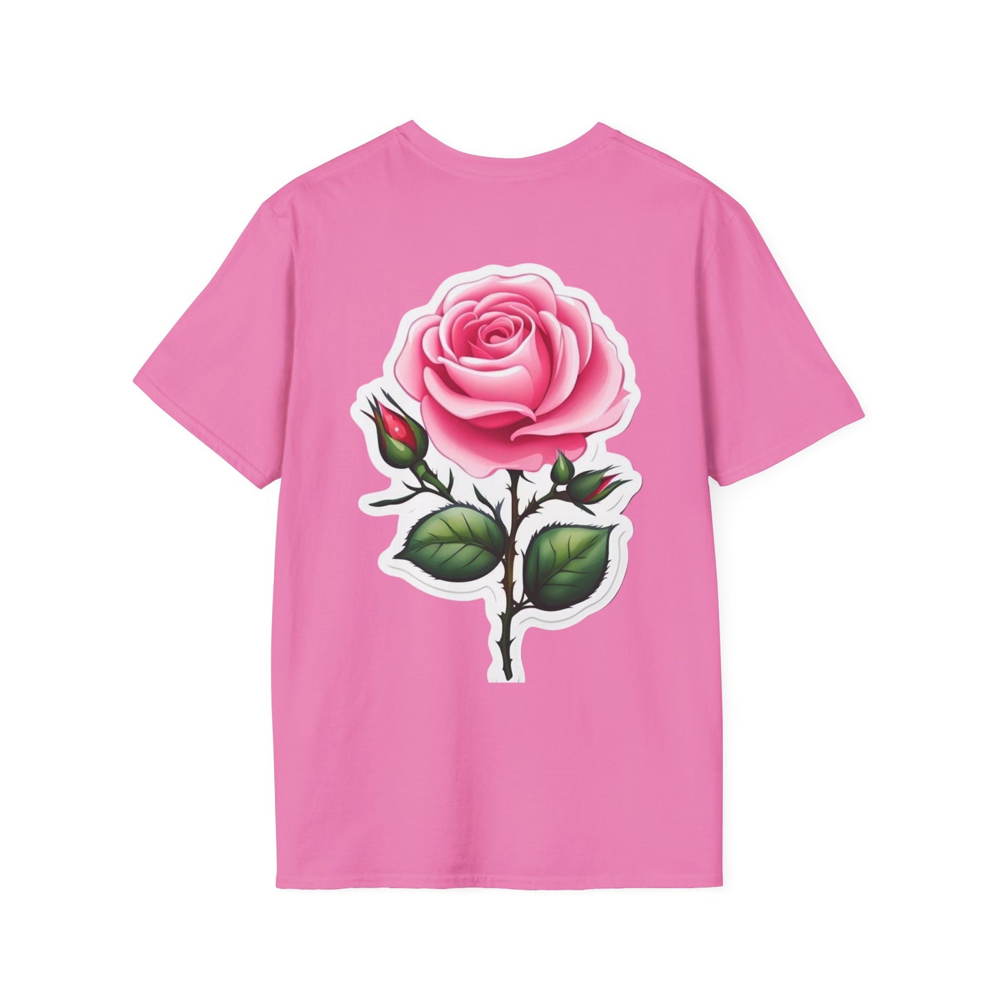 Romantic Floral Graphic T-Shirt, Casual Wear, Gift for Her, Birthday, Mother's Day, Summer Fashion, Unisex Tee