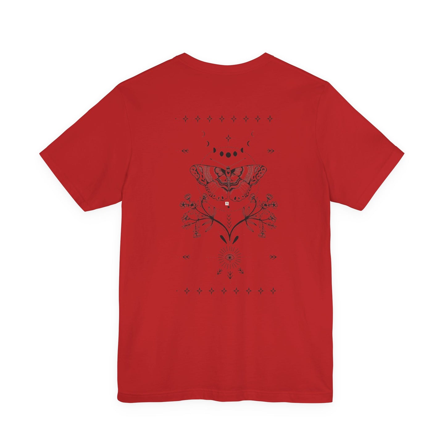 Butterfly Floral Unisex Tee - Nature Lover Gift, Casual Wear, Graphic Tee, Birthday Present, Summer Essentials, Boho Style