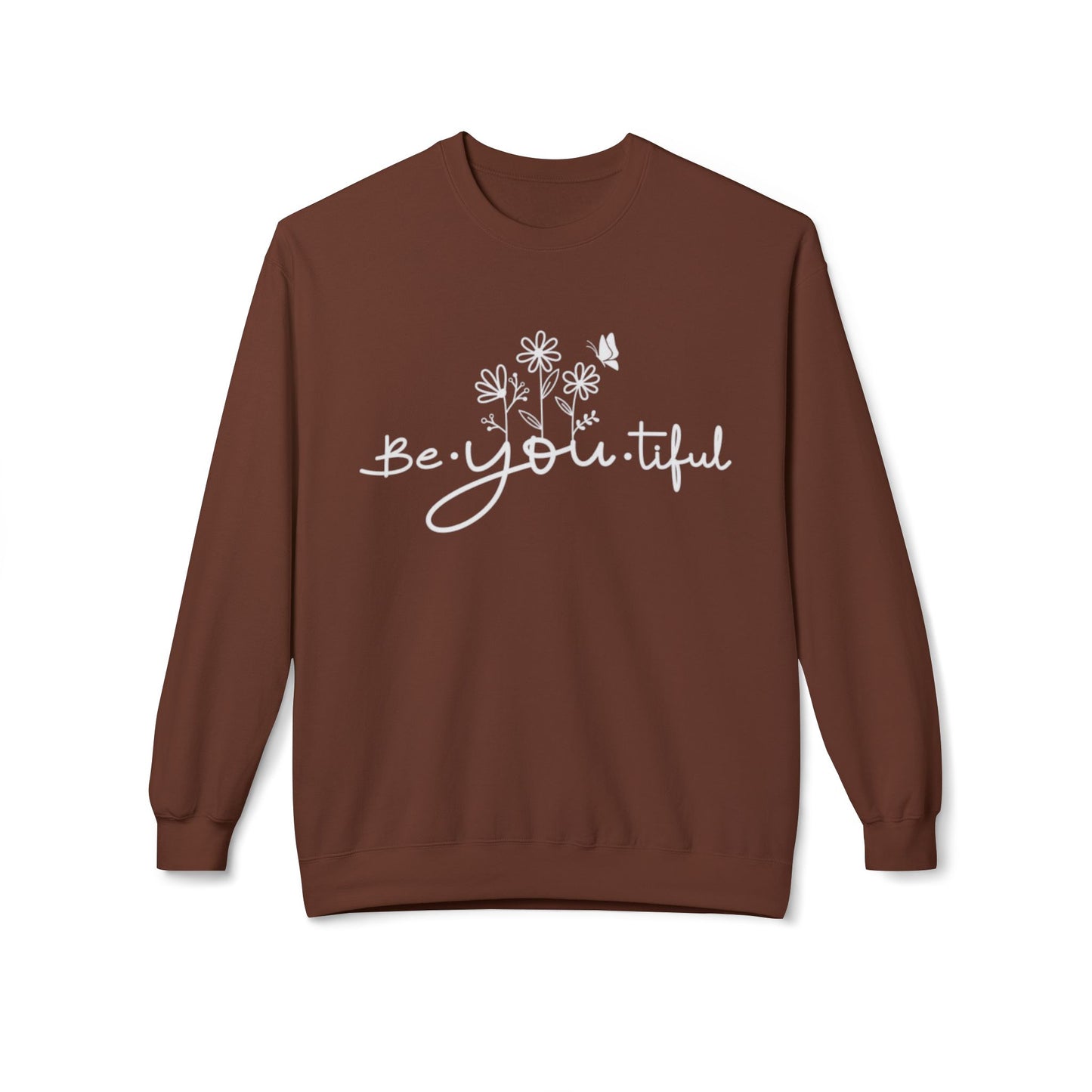 Be You Tiful Fleece Sweatshirt - Cozy Unisex Crewneck, Perfect Gift for Self-Love and Motivation, Comfortable Everyday Wear, Ideal for [...]